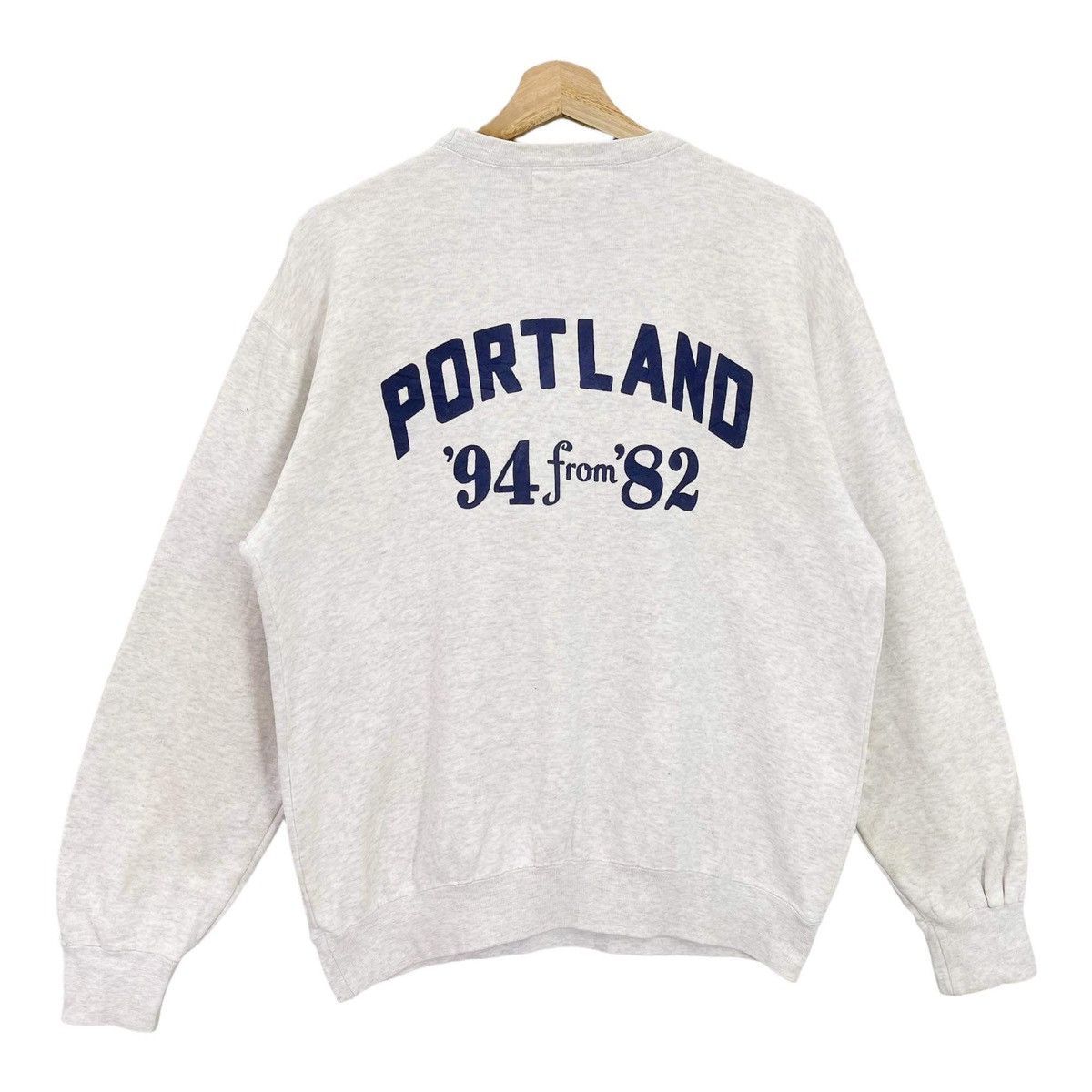 Portland 94 From 82 Big Logo Crewneck Sweatshirt Size M