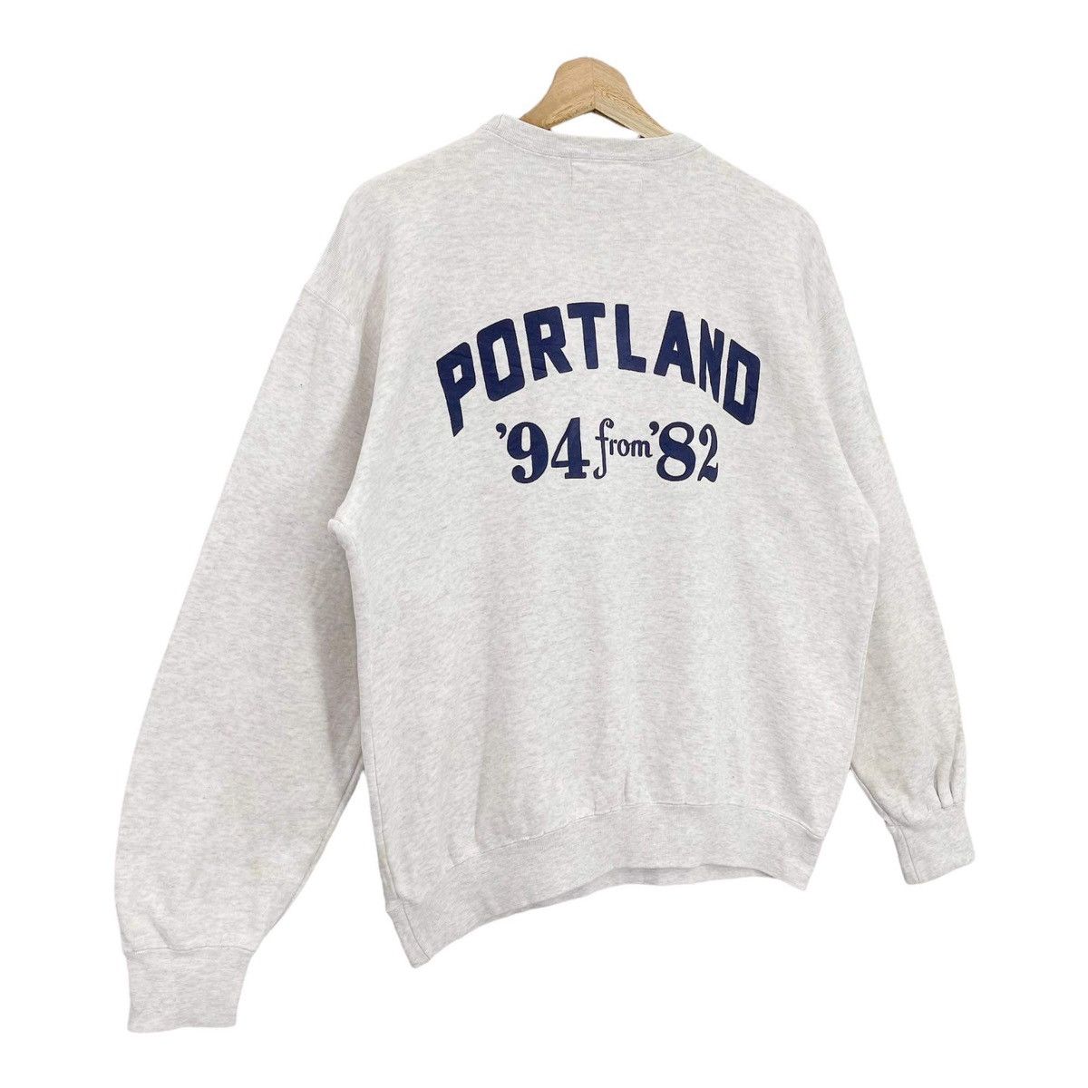 Japanese Brand Portland 94 From 82 Big Logo Crewneck Sweatshirt Size M Size US M / EU 48-50 / 2 - 2 Thumbnail
