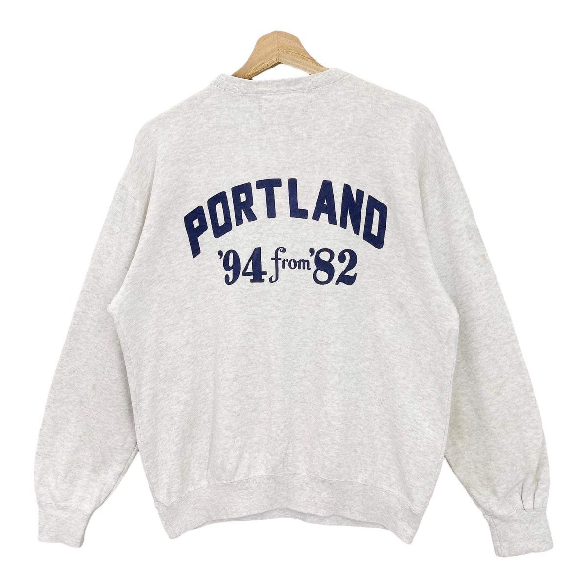 Japanese Brand Portland 94 From 82 Big Logo Crewneck Sweatshirt Size M Size US M / EU 48-50 / 2 - 3 Thumbnail