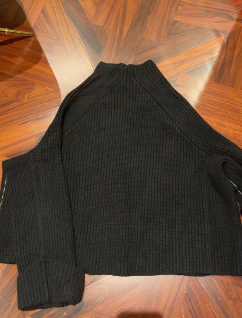 Celine loose knit black sweater