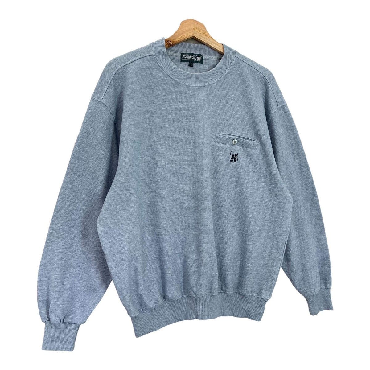 Japanese Brand Vintage Royal Polo Small Logo Sweatshirt Size M Size US M / EU 48-50 / 2 - 2 Thumbnail