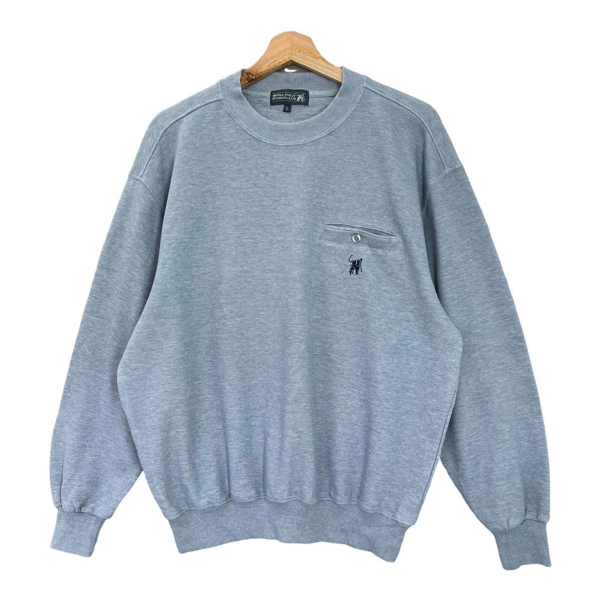 Japanese Brand Vintage Royal Polo Small Logo Sweatshirt Size M Size US M / EU 48-50 / 2 - 3 Thumbnail