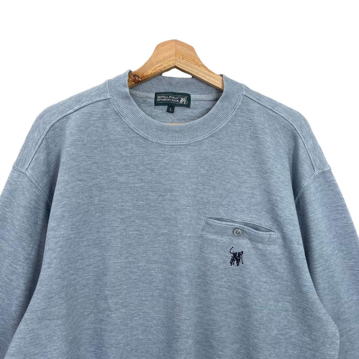 Japanese Brand Vintage Royal Polo Small Logo Sweatshirt Size M Size US M / EU 48-50 / 2 - 4 Thumbnail