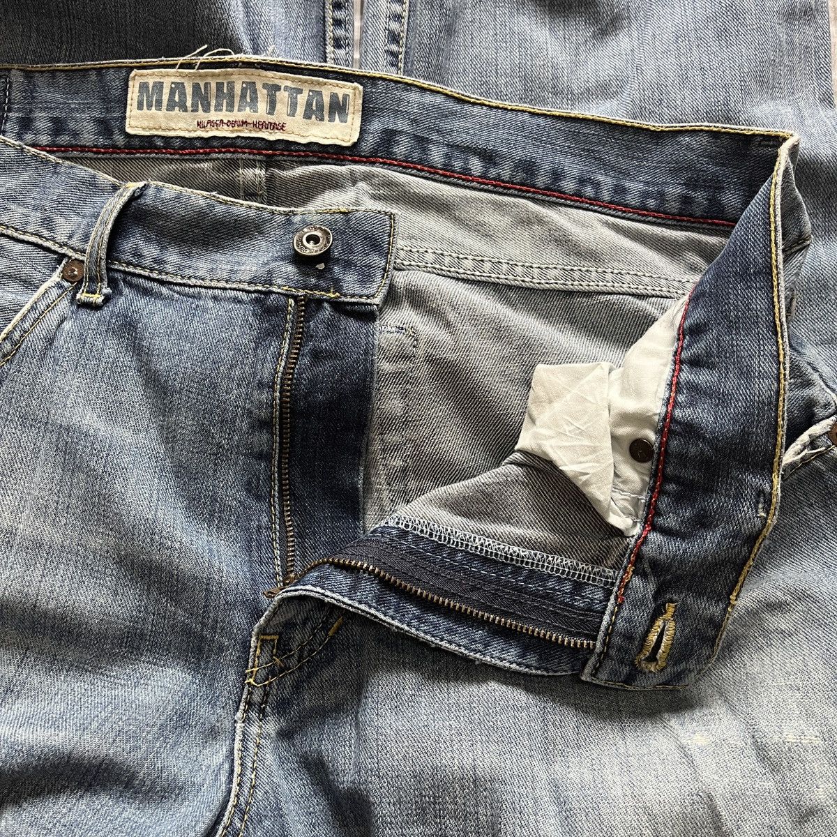 Tommy Hilfiger × Vintage Vintage Tommy Hilfiger Flare Heritage Manhattan Distressed Size US 36 / EU 52 - 18 Thumbnail