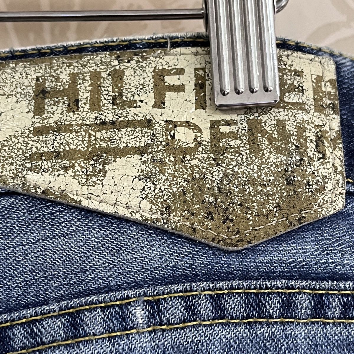 Tommy Hilfiger × Vintage Vintage Tommy Hilfiger Flare Heritage Manhattan Distressed Size US 36 / EU 52 - 10 Thumbnail