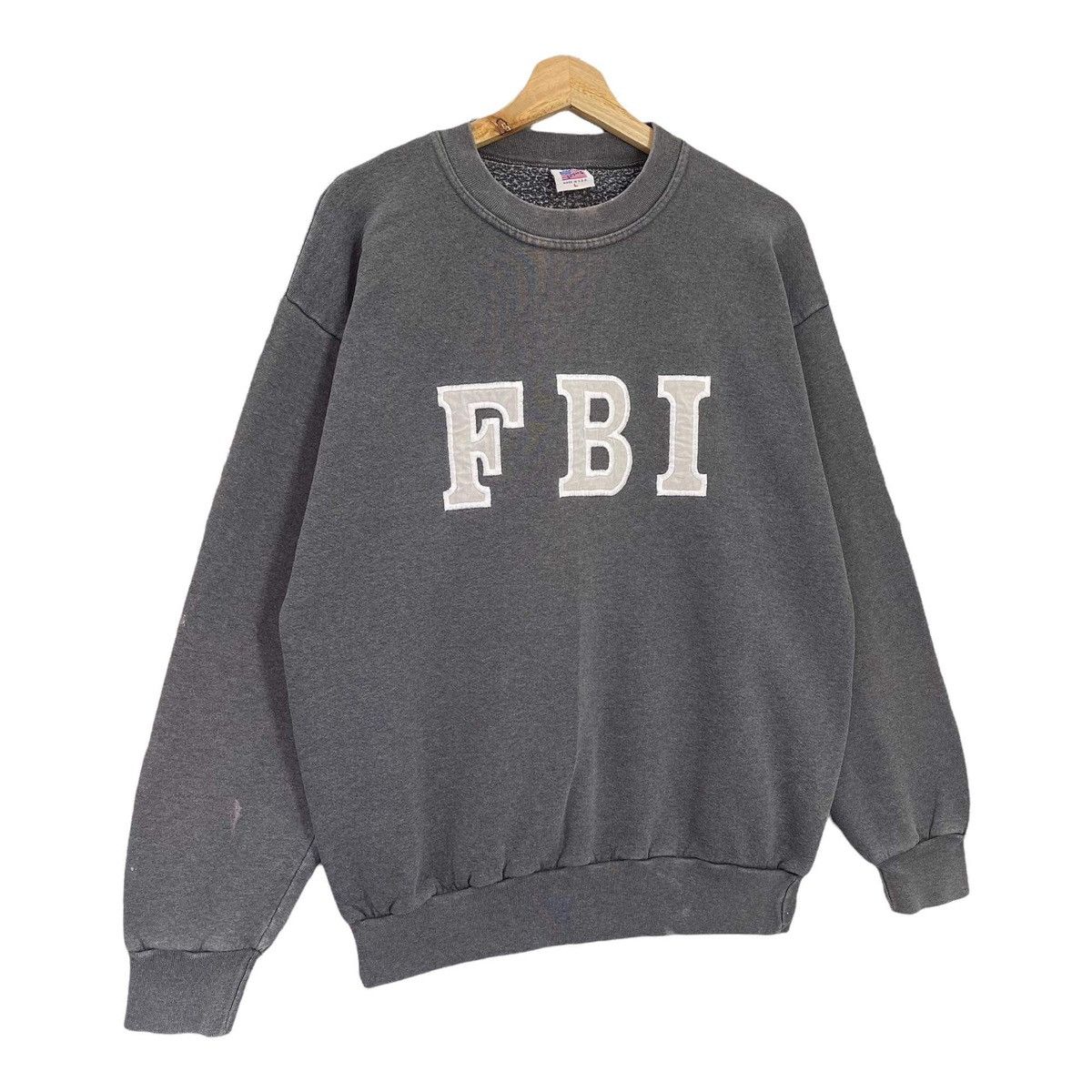 Japanese Brand Vintage Federal Bureau of Investigation Crewneck Sweatshirt Size US M / EU 48-50 / 2 - 2 Thumbnail