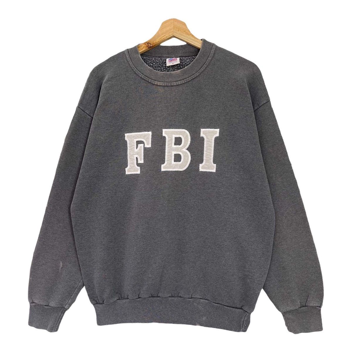 Japanese Brand Vintage Federal Bureau of Investigation Crewneck Sweatshirt Size US M / EU 48-50 / 2 - 3 Thumbnail