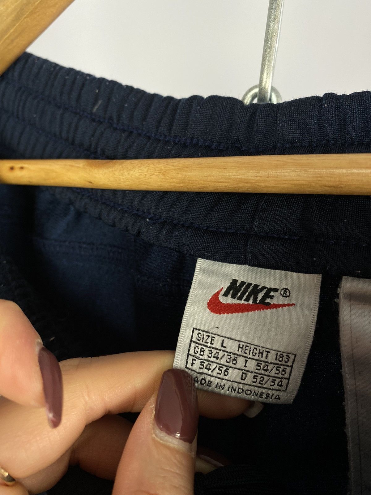 Nike Nike sweatpants sportswear blue size L Size US 36 / EU 52 - 4 Thumbnail