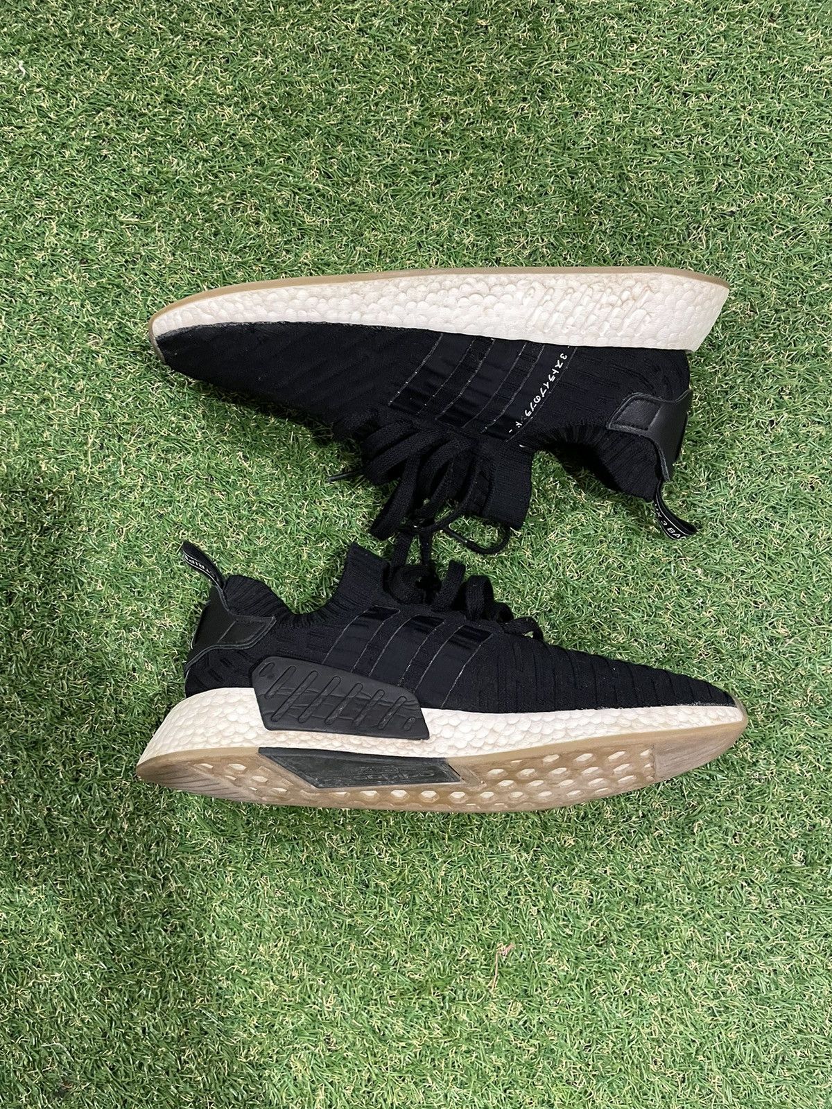 Adidas Nmd R 2 Black Gum Grailed