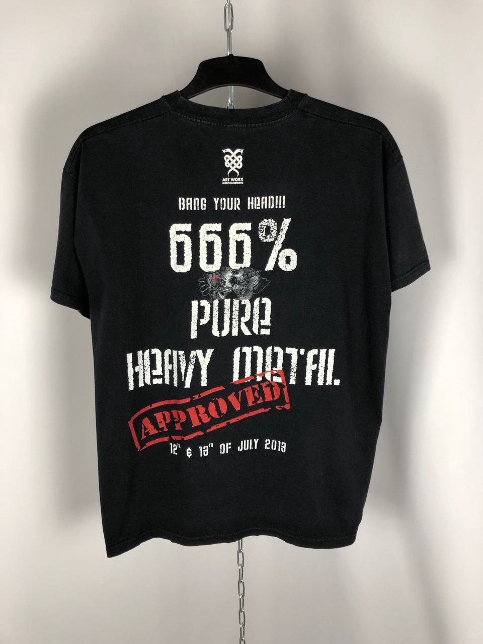 Band Tees Men’s Bang your head t-shirts big logo black size XL Size US XL / EU 56 / 4 - 4 Thumbnail