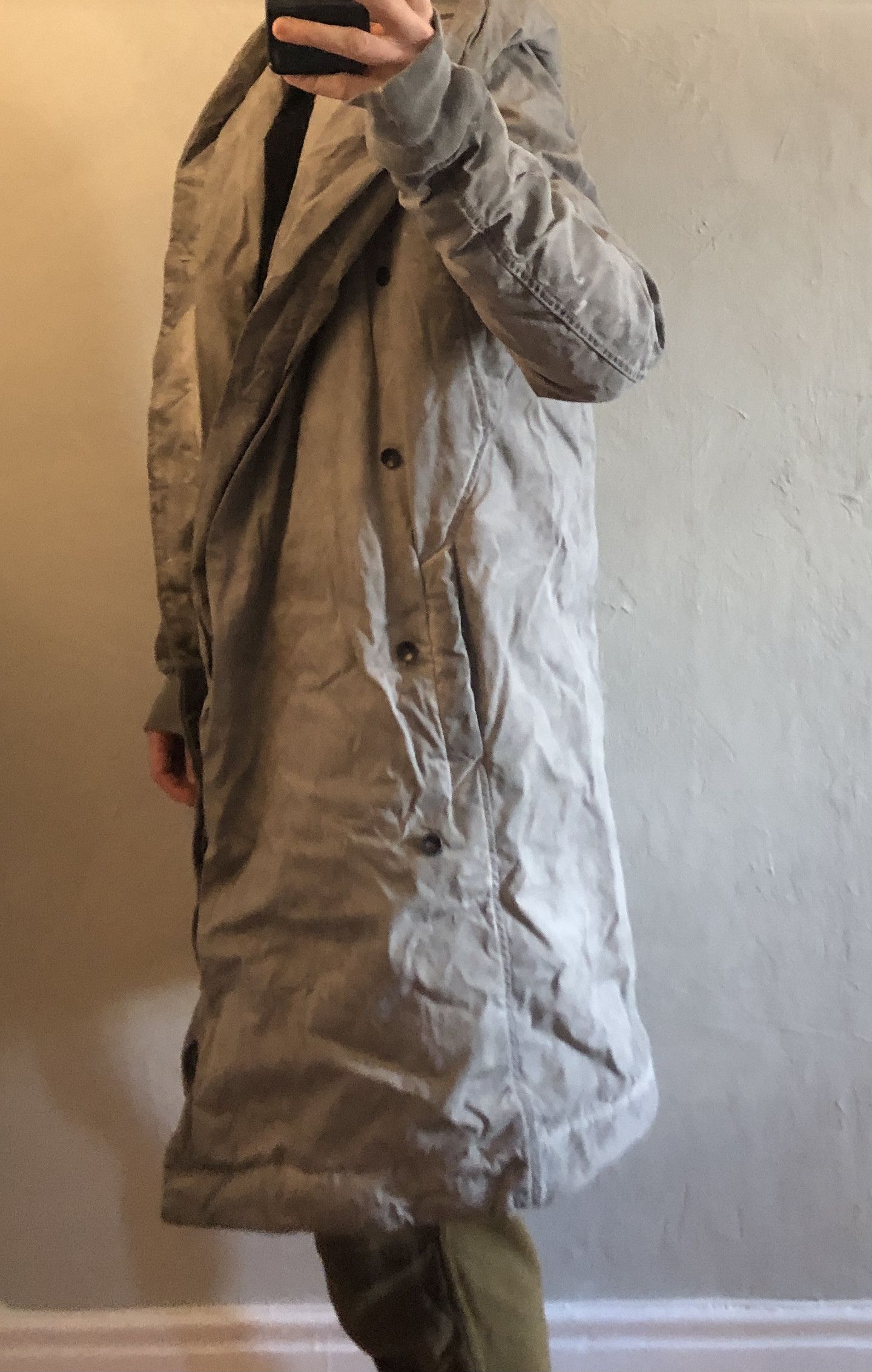 Rick Owens Drkshdw Rick Owens Drkshdw grey parka Size US M / EU 48-50 / 2 - 14 Thumbnail