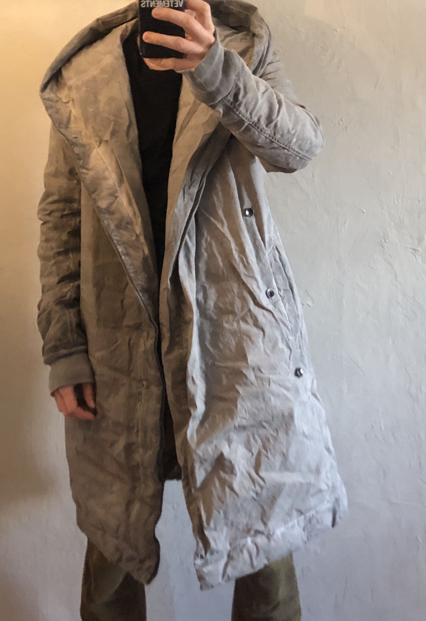 Rick Owens Drkshdw Rick Owens Drkshdw grey parka Size US M / EU 48-50 / 2 - 13 Thumbnail