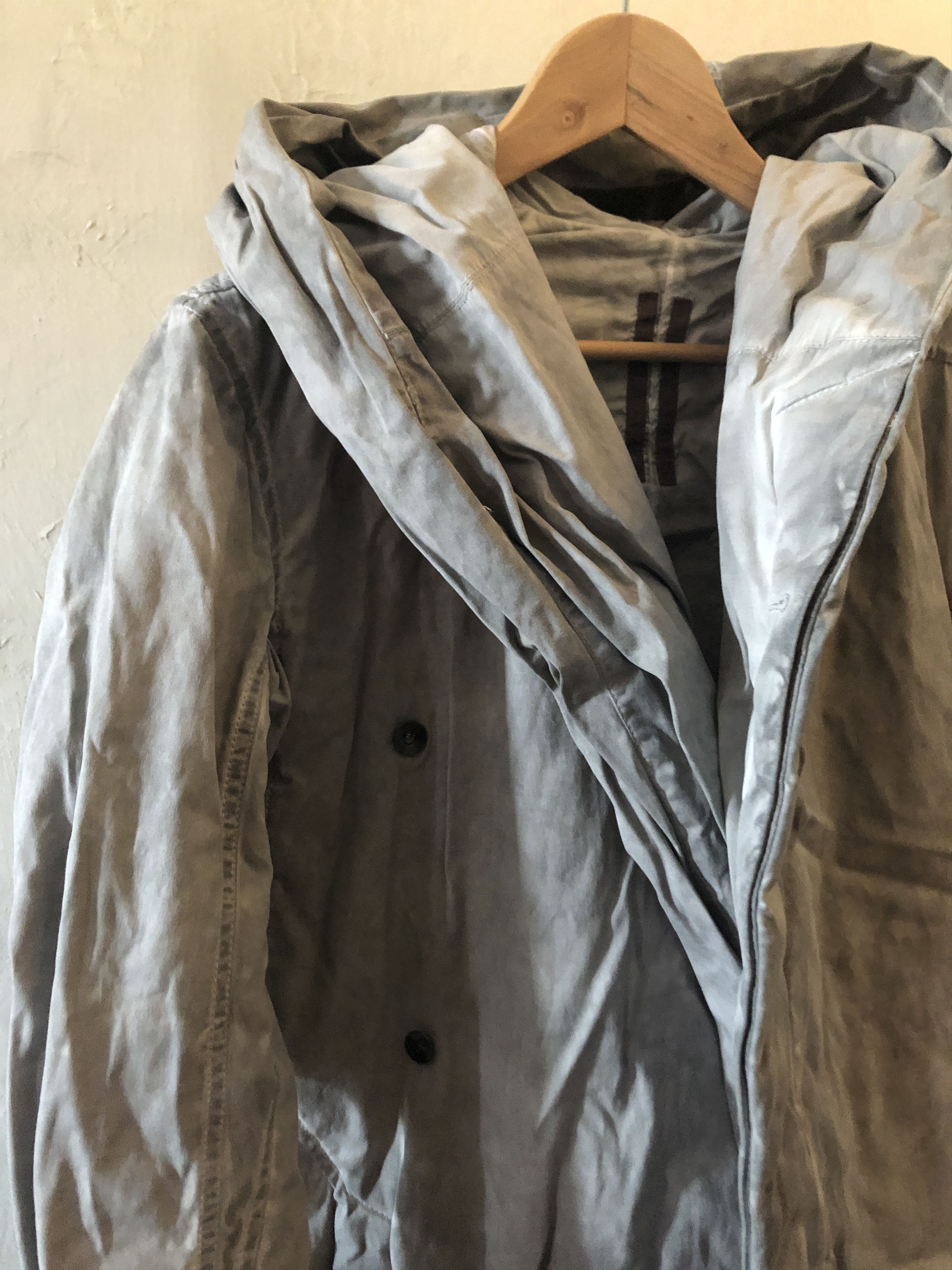 Rick Owens Drkshdw Rick Owens Drkshdw grey parka Size US M / EU 48-50 / 2 - 2 Thumbnail