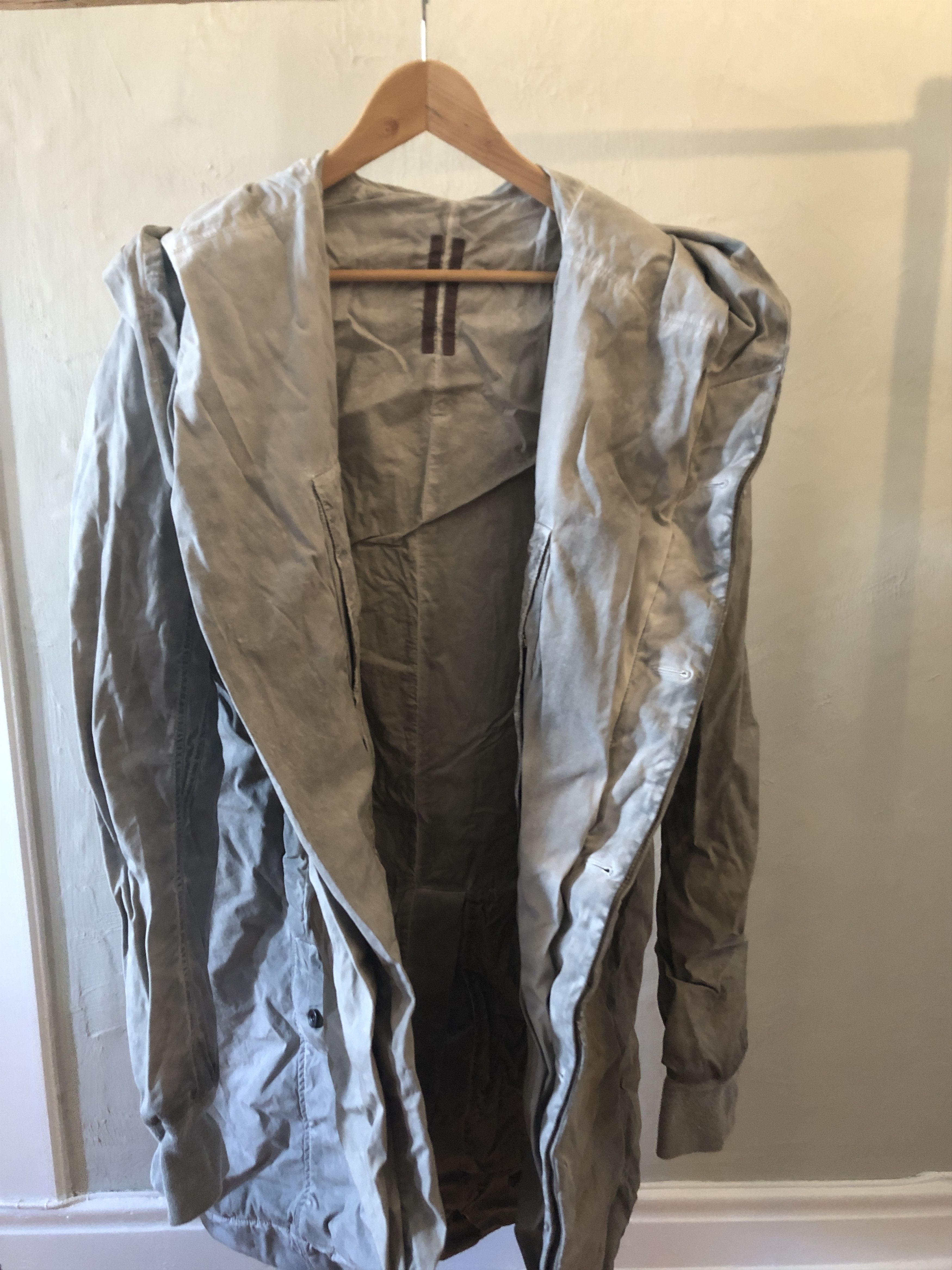 Rick Owens Drkshdw Rick Owens Drkshdw grey parka Size US M / EU 48-50 / 2 - 5 Thumbnail