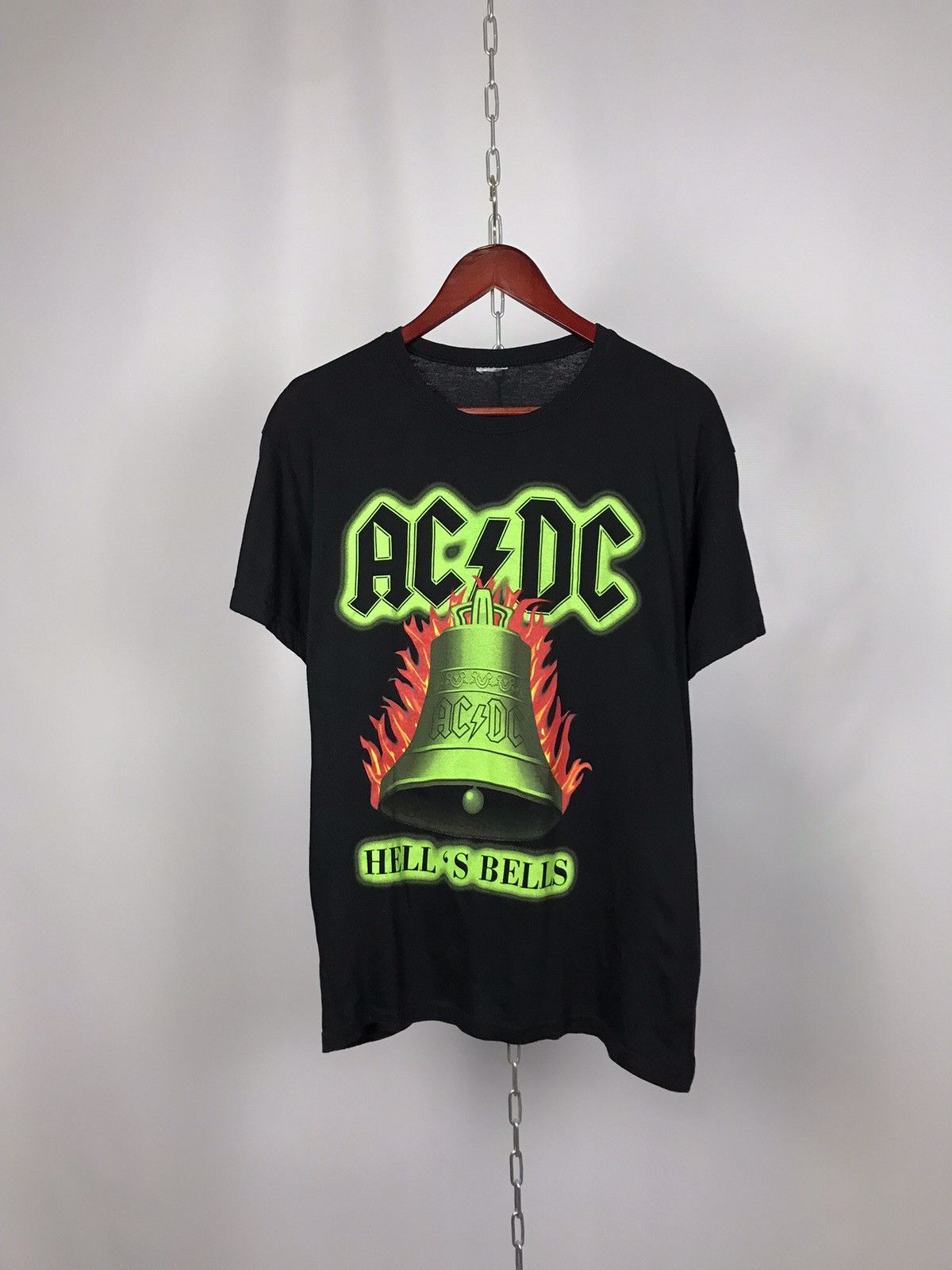 AC/DC AC/DC vintage Hells Bells rock band tee Size US XL / EU 56 / 4 - 1 Thumbnail