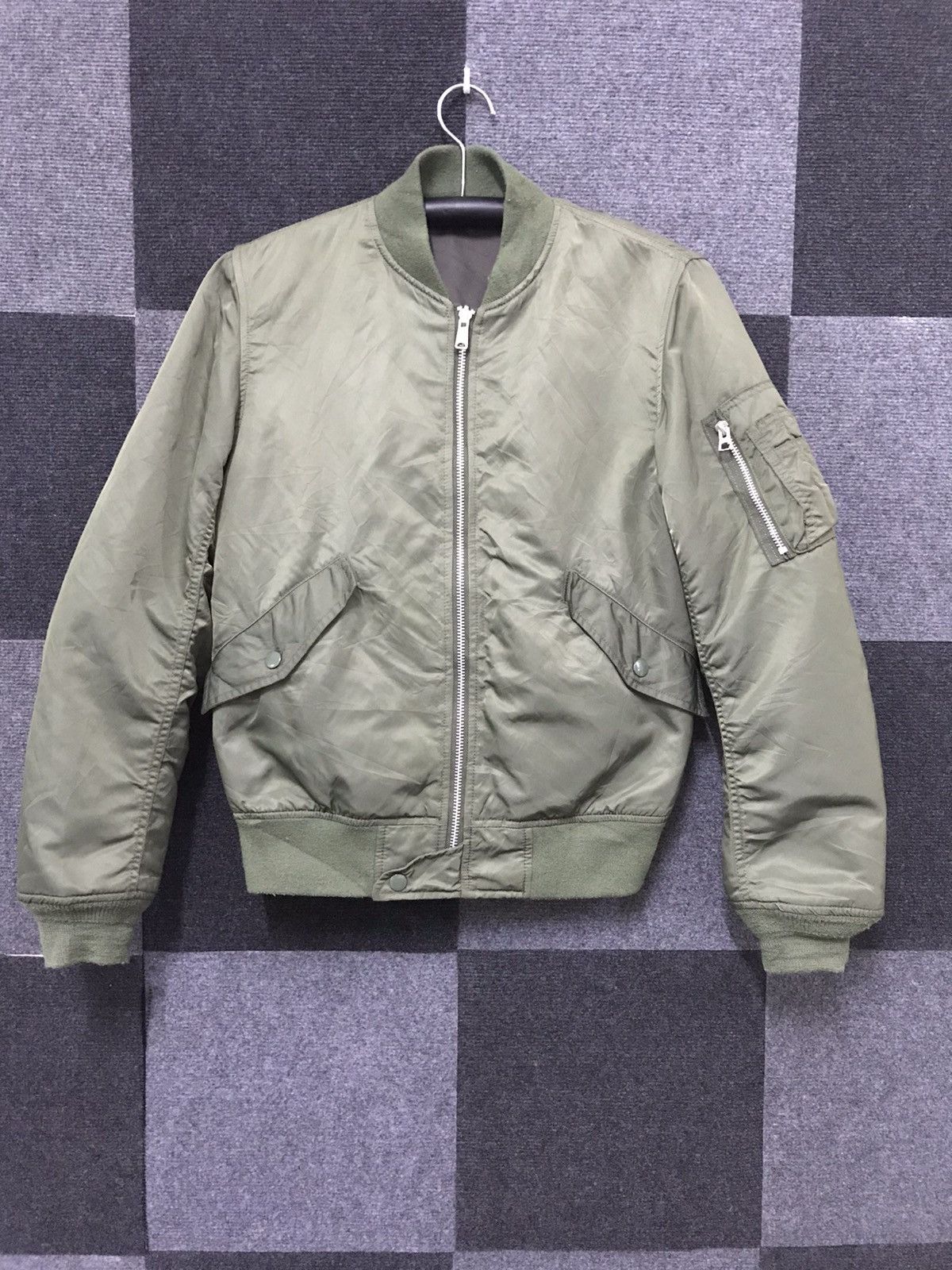 Alpha Industries ALPHA IND. Two Tone Reversible MA1 Flight Bomber Jacket Size US S / EU 44-46 / 1 - 1 Thumbnail