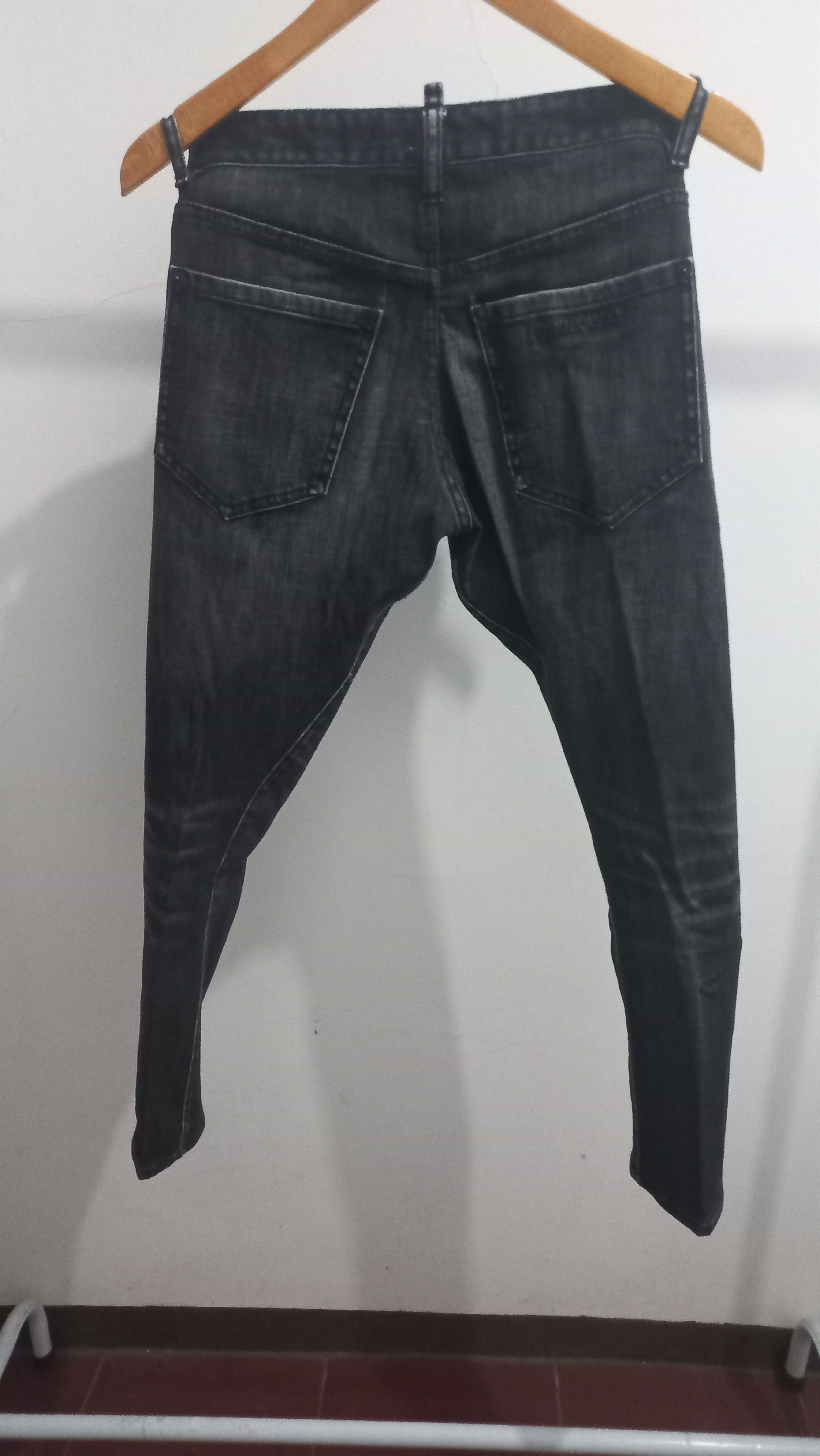 Designer × Dsquared2 🔥 Dsquared 2 strech Skinny Jeans Black Size 32" / US 10 / IT 46 - 6 Thumbnail