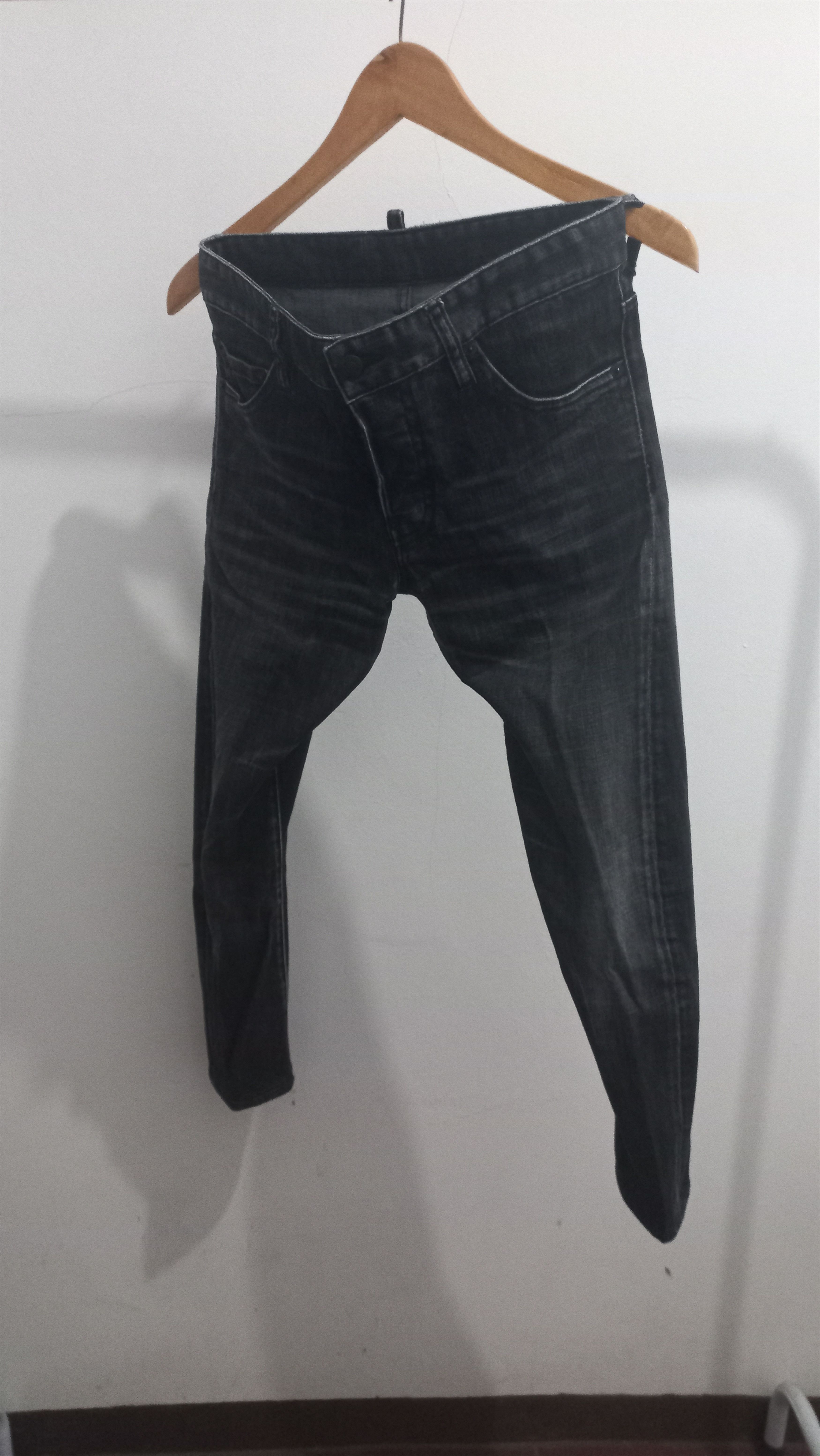 Designer × Dsquared2 🔥 Dsquared 2 strech Skinny Jeans Black Size 32" / US 10 / IT 46 - 2 Thumbnail