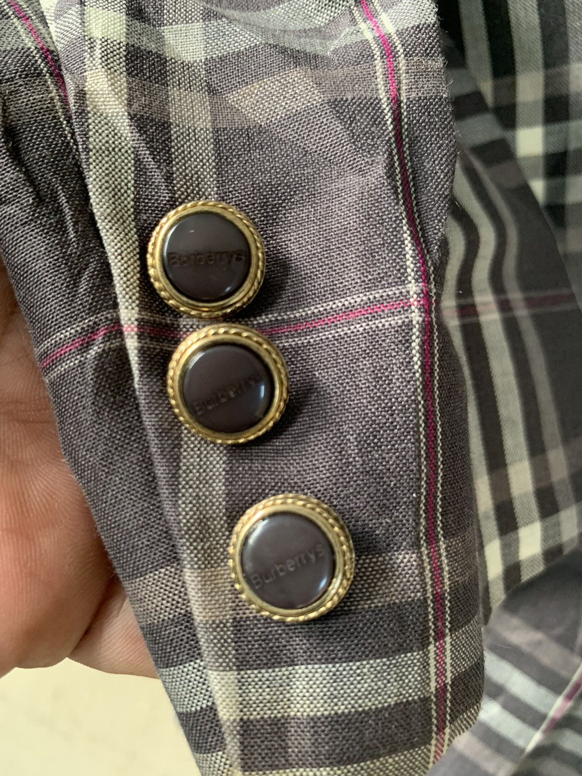 Burberry Vintage Burberry’s Nova Check Blazer Size S / US 4 / IT 40 - 7 Thumbnail
