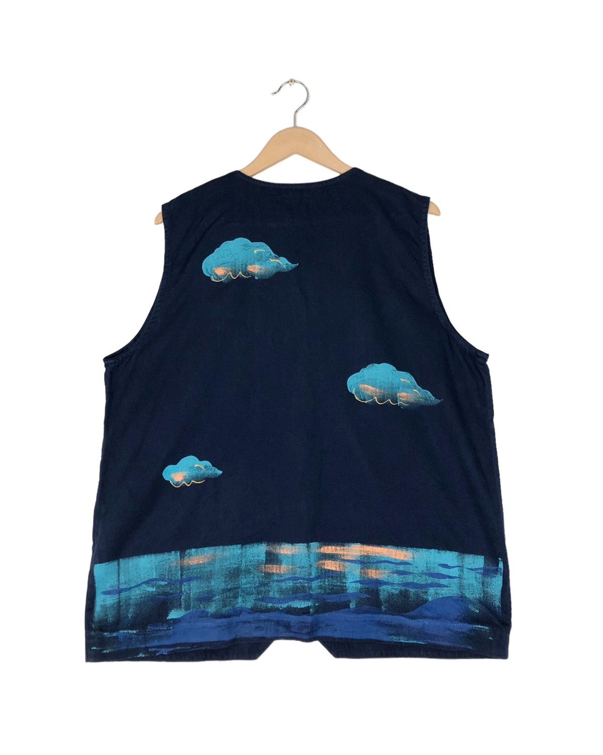 Art Comes First × Japanese Brand Japanese Michael Leu Art Printing Vest Size 34R - 2 Thumbnail