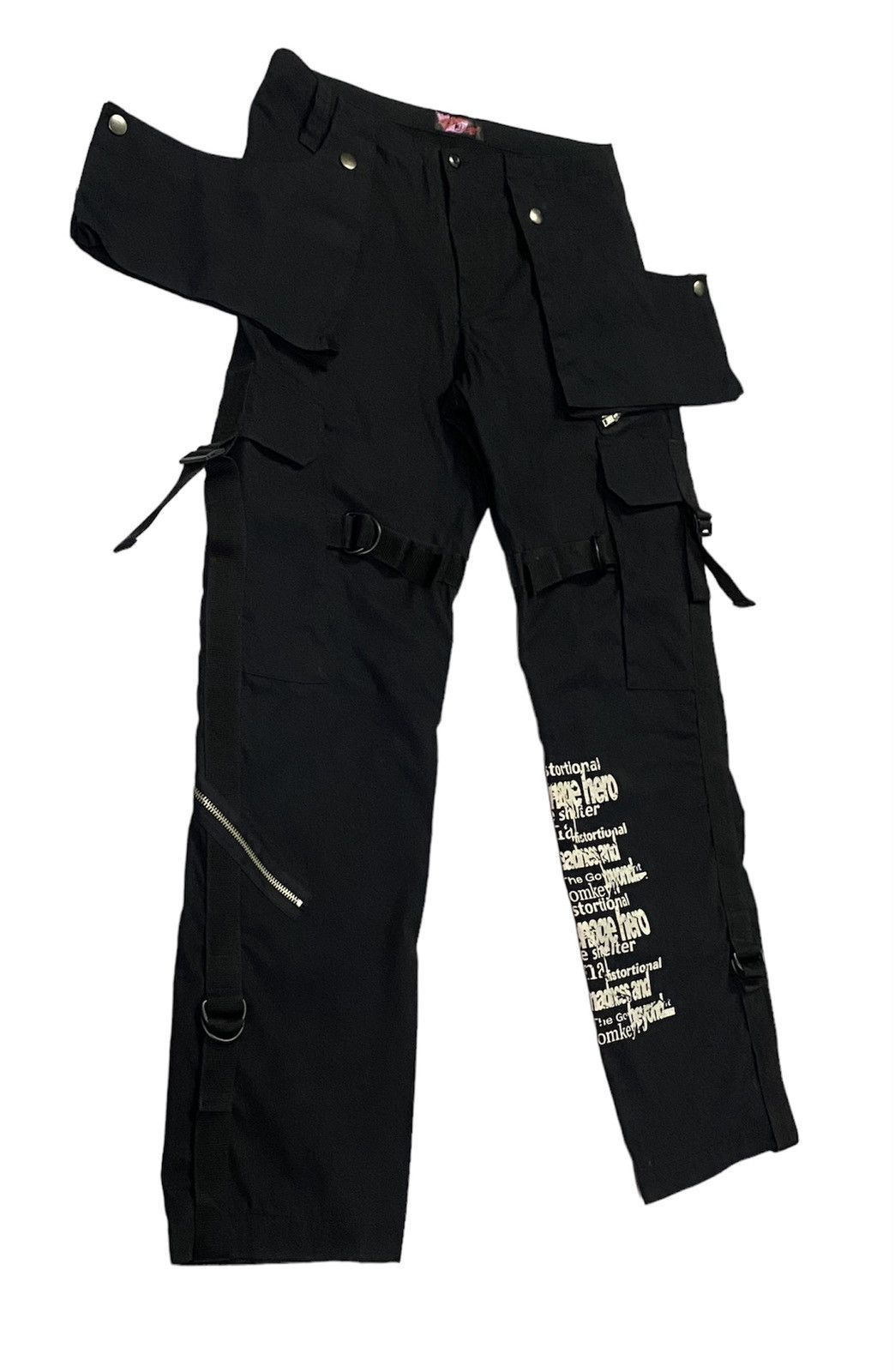 Japanese Brand × Seditionaries Nice Design🔥🔥Japanese Brand Bondage Tactical Cargo Pants Size US 32 / EU 48 - 18 Thumbnail