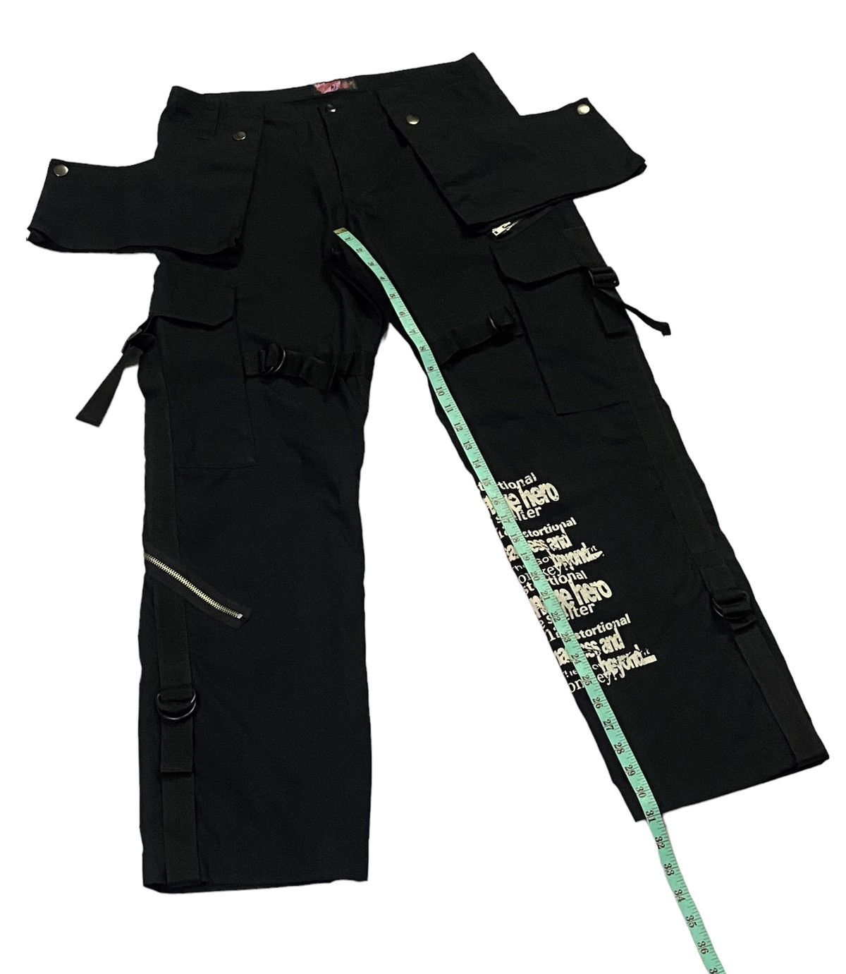 Japanese Brand × Seditionaries Nice Design🔥🔥Japanese Brand Bondage Tactical Cargo Pants Size US 32 / EU 48 - 7 Thumbnail