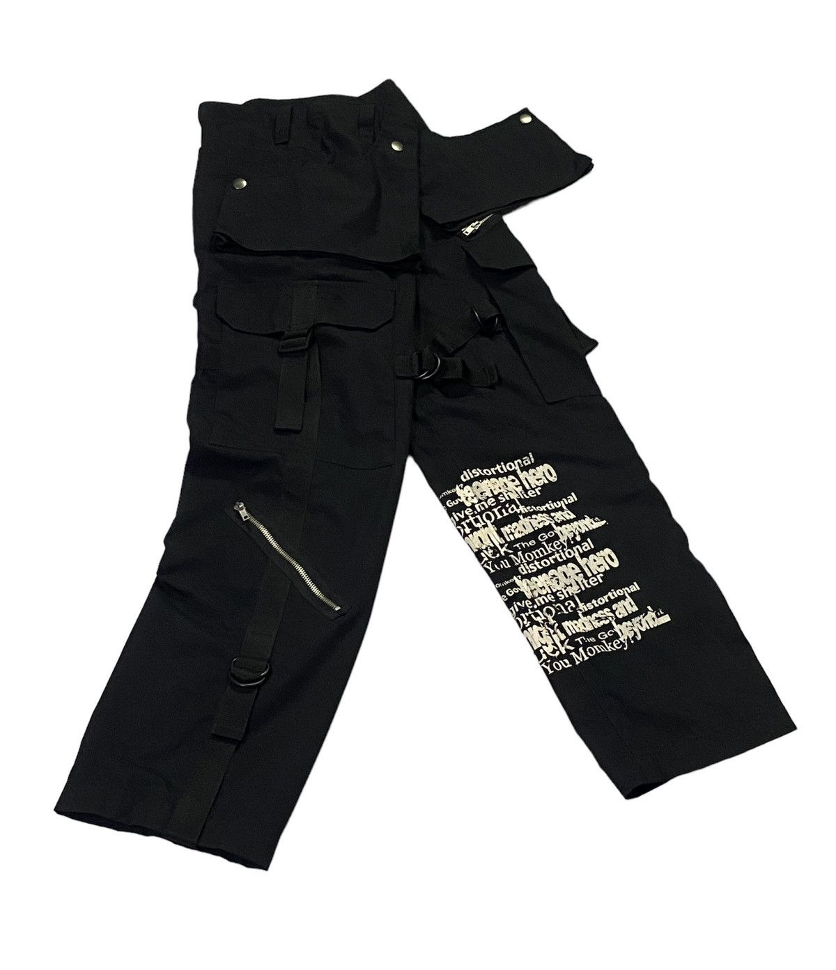Japanese Brand × Seditionaries Nice Design🔥🔥Japanese Brand Bondage Tactical Cargo Pants Size US 32 / EU 48 - 23 Thumbnail