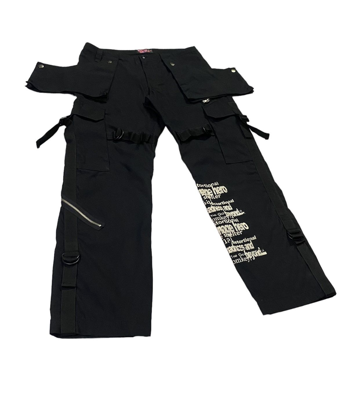 Japanese Brand × Seditionaries Nice Design🔥🔥Japanese Brand Bondage Tactical Cargo Pants Size US 32 / EU 48 - 1 Thumbnail