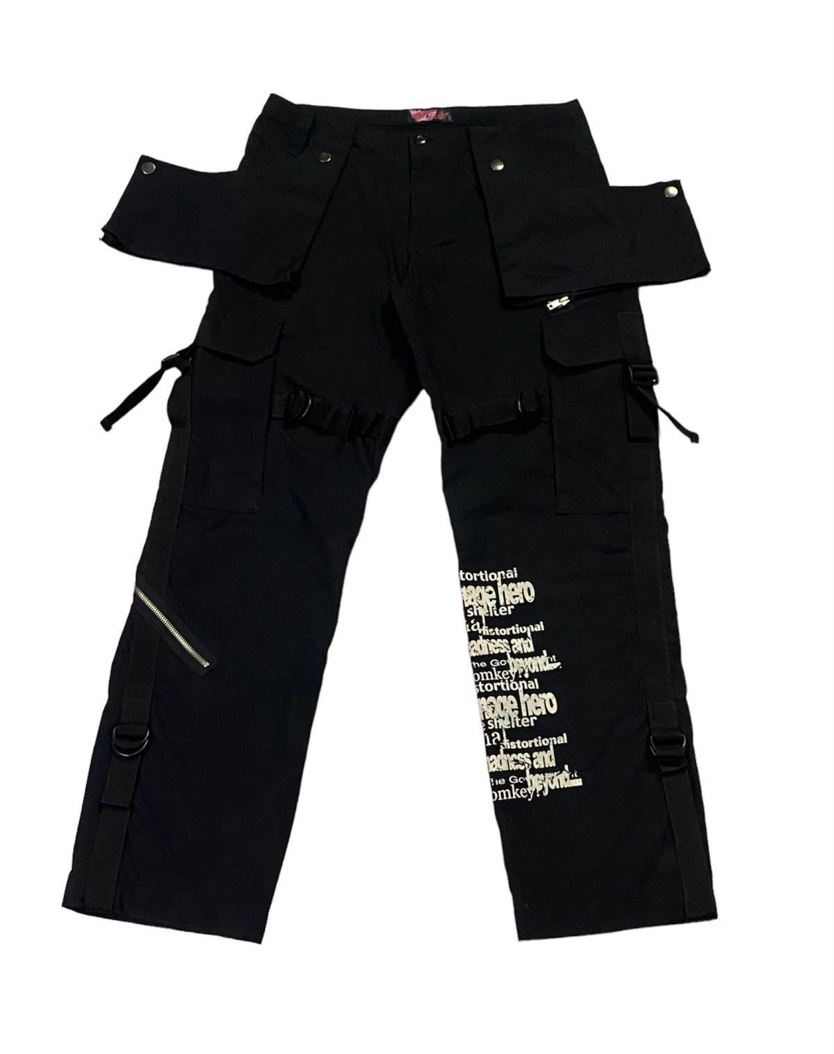 Japanese Brand × Seditionaries Nice Design🔥🔥Japanese Brand Bondage Tactical Cargo Pants Size US 32 / EU 48 - 2 Thumbnail