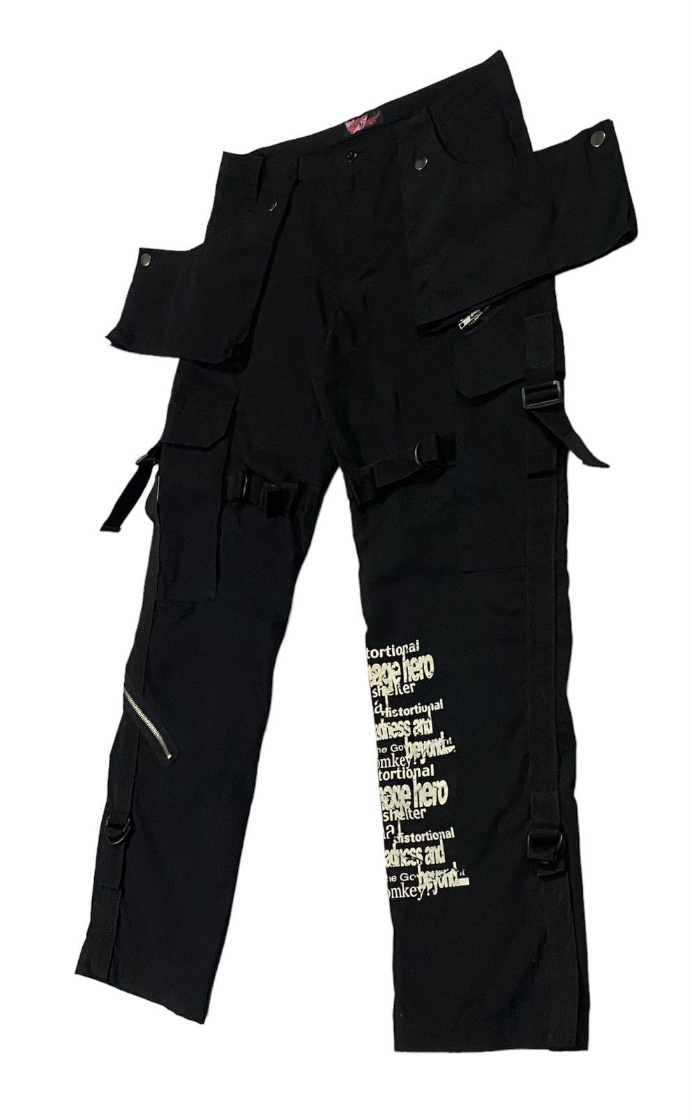 Japanese Brand × Seditionaries Nice Design🔥🔥Japanese Brand Bondage Tactical Cargo Pants Size US 32 / EU 48 - 19 Thumbnail