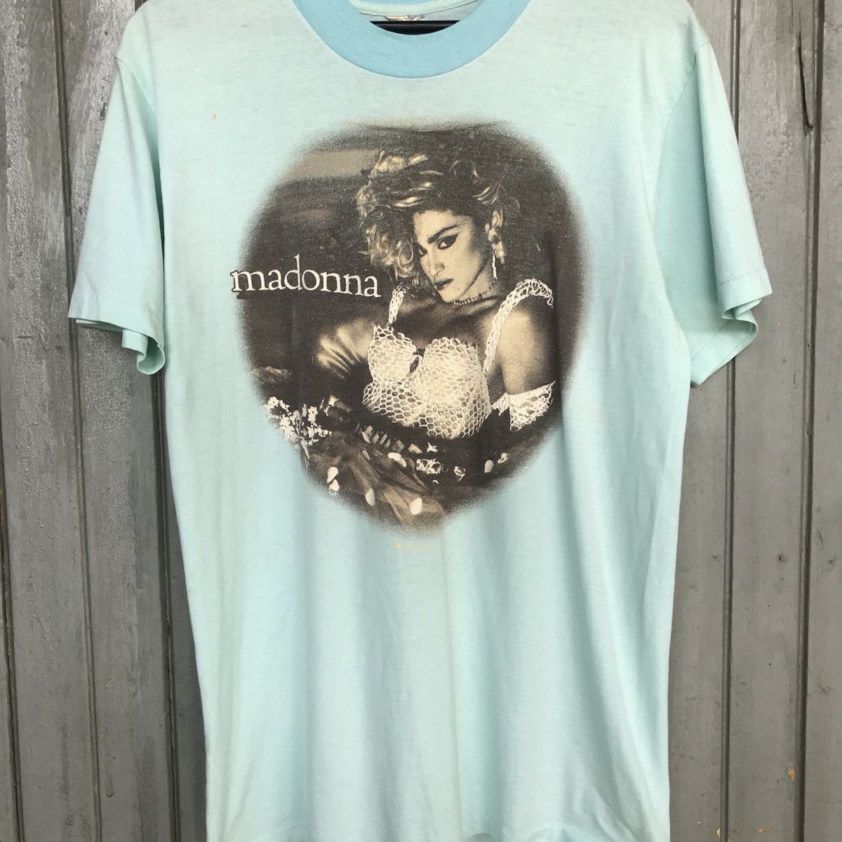 Band Tees *‼️Rare Vintage MADONNA The Virgin Tour 1985 Size US L / EU 52-54 / 3 - 3 Thumbnail