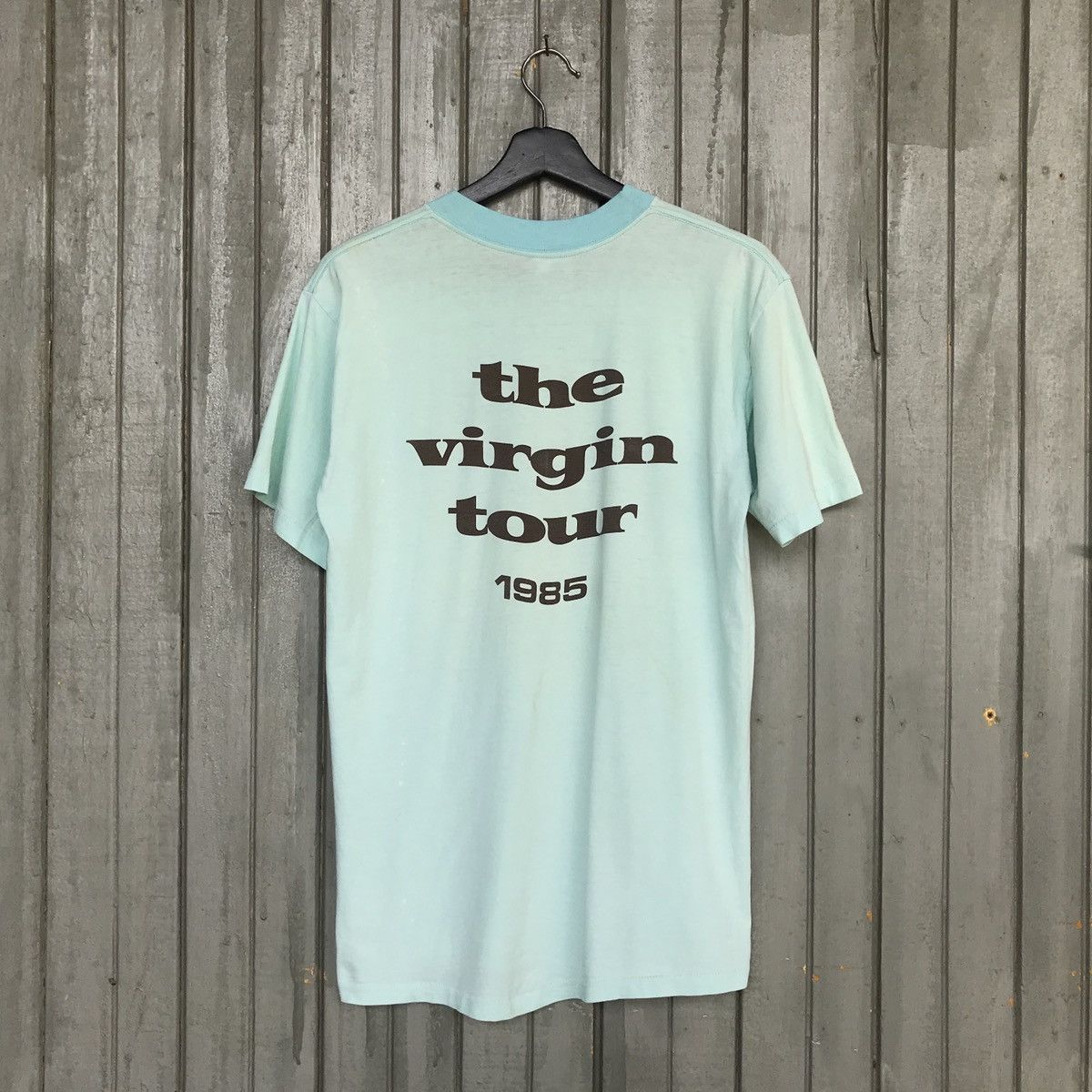 Band Tees *‼️Rare Vintage MADONNA The Virgin Tour 1985 Size US L / EU 52-54 / 3 - 4 Thumbnail
