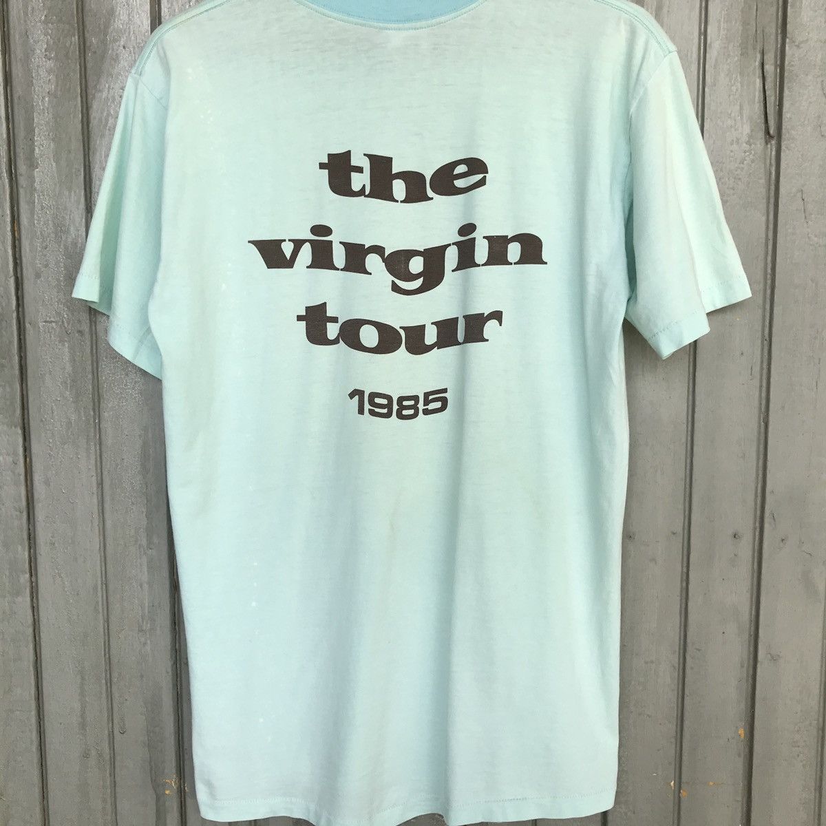 Band Tees *‼️Rare Vintage MADONNA The Virgin Tour 1985 Size US L / EU 52-54 / 3 - 5 Thumbnail