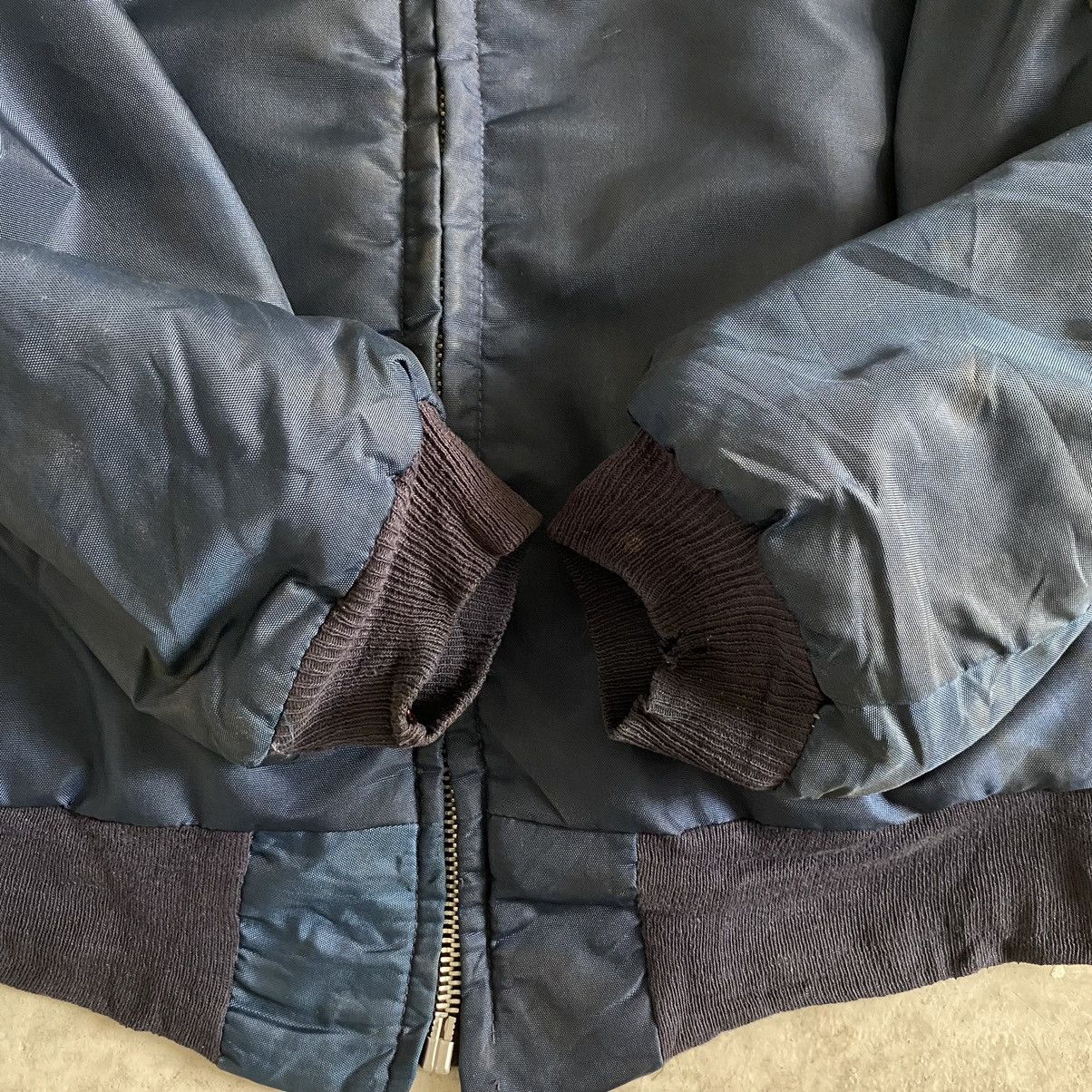 Vintage Vintage 60’s Sherpa Collar Flight Bomber Dirty Jacket Size US L / EU 52-54 / 3 - 8 Thumbnail