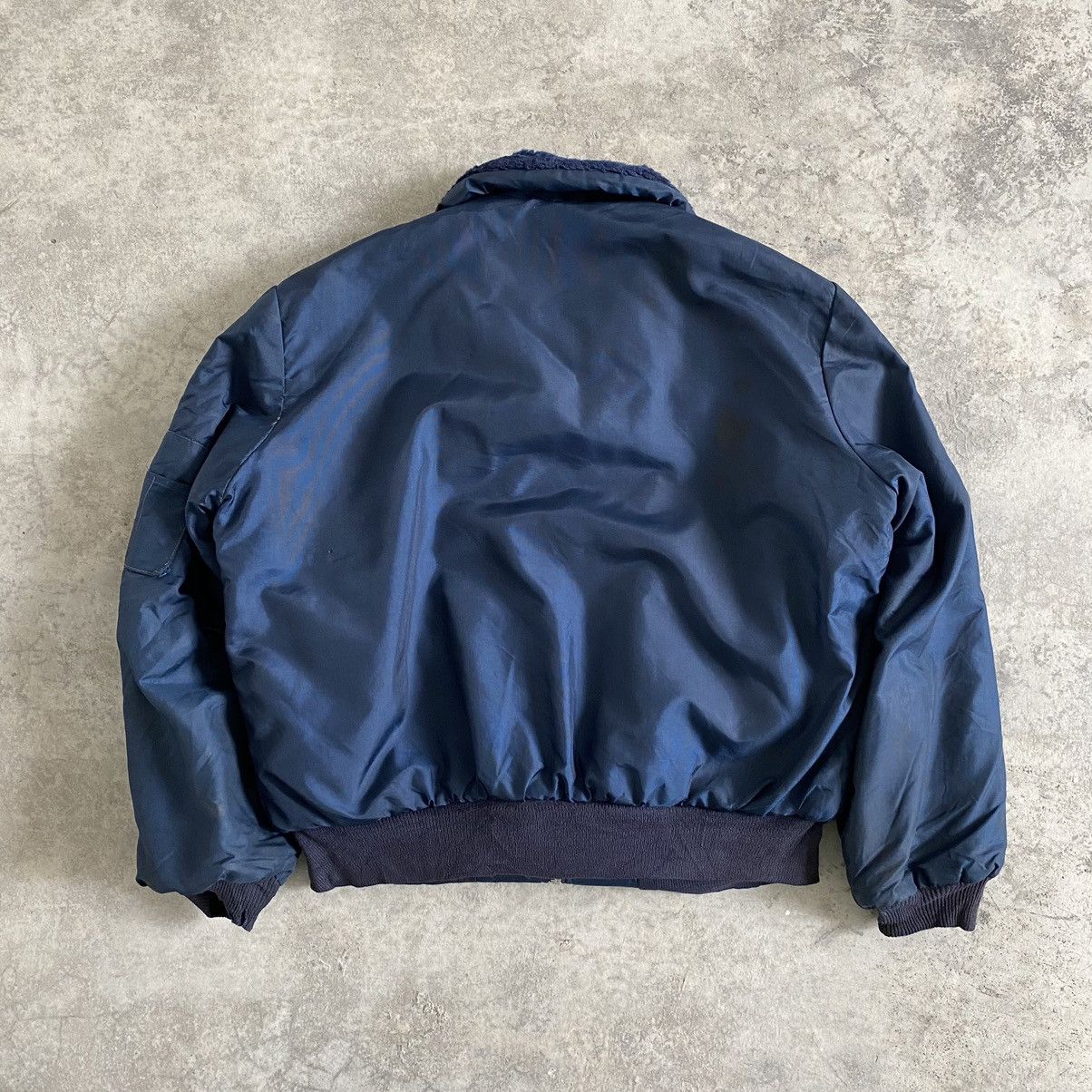 Vintage Vintage 60’s Sherpa Collar Flight Bomber Dirty Jacket Size US L / EU 52-54 / 3 - 9 Thumbnail