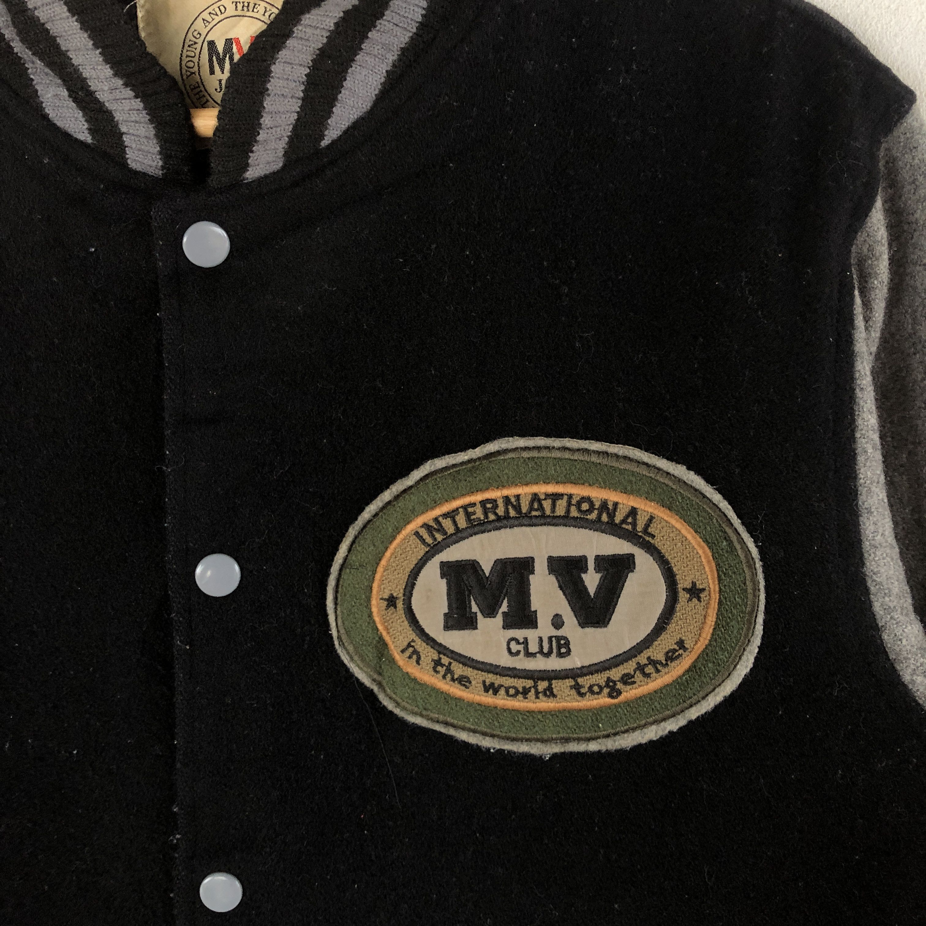 Japanese Brand Vintage MVC Varsity Jackets MC Club Japanese Wool Jacket Size US S / EU 44-46 / 1 - 6 Thumbnail