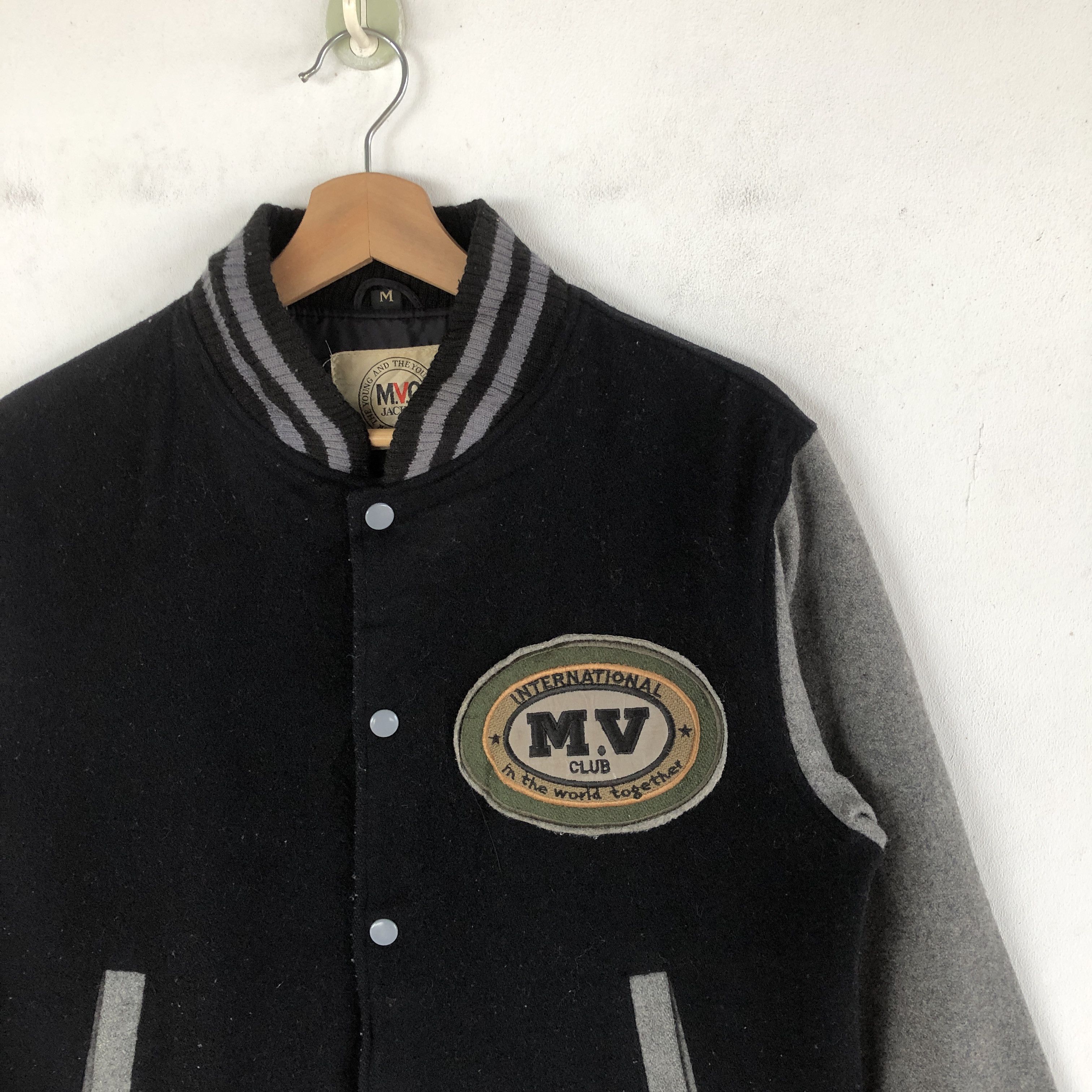 Japanese Brand Vintage MVC Varsity Jackets MC Club Japanese Wool Jacket Size US S / EU 44-46 / 1 - 5 Thumbnail