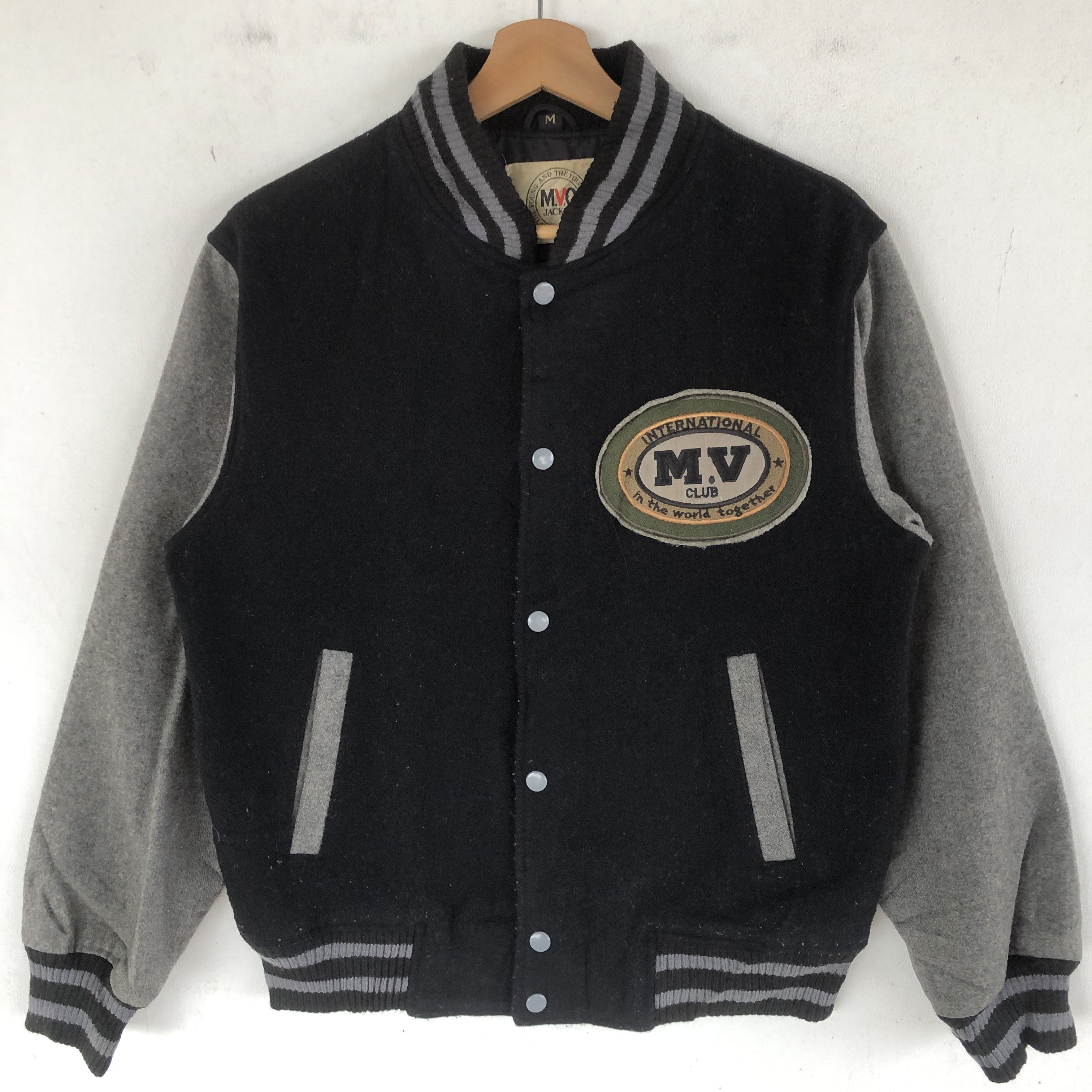 Japanese Brand Vintage MVC Varsity Jackets MC Club Japanese Wool Jacket Size US S / EU 44-46 / 1 - 4 Thumbnail