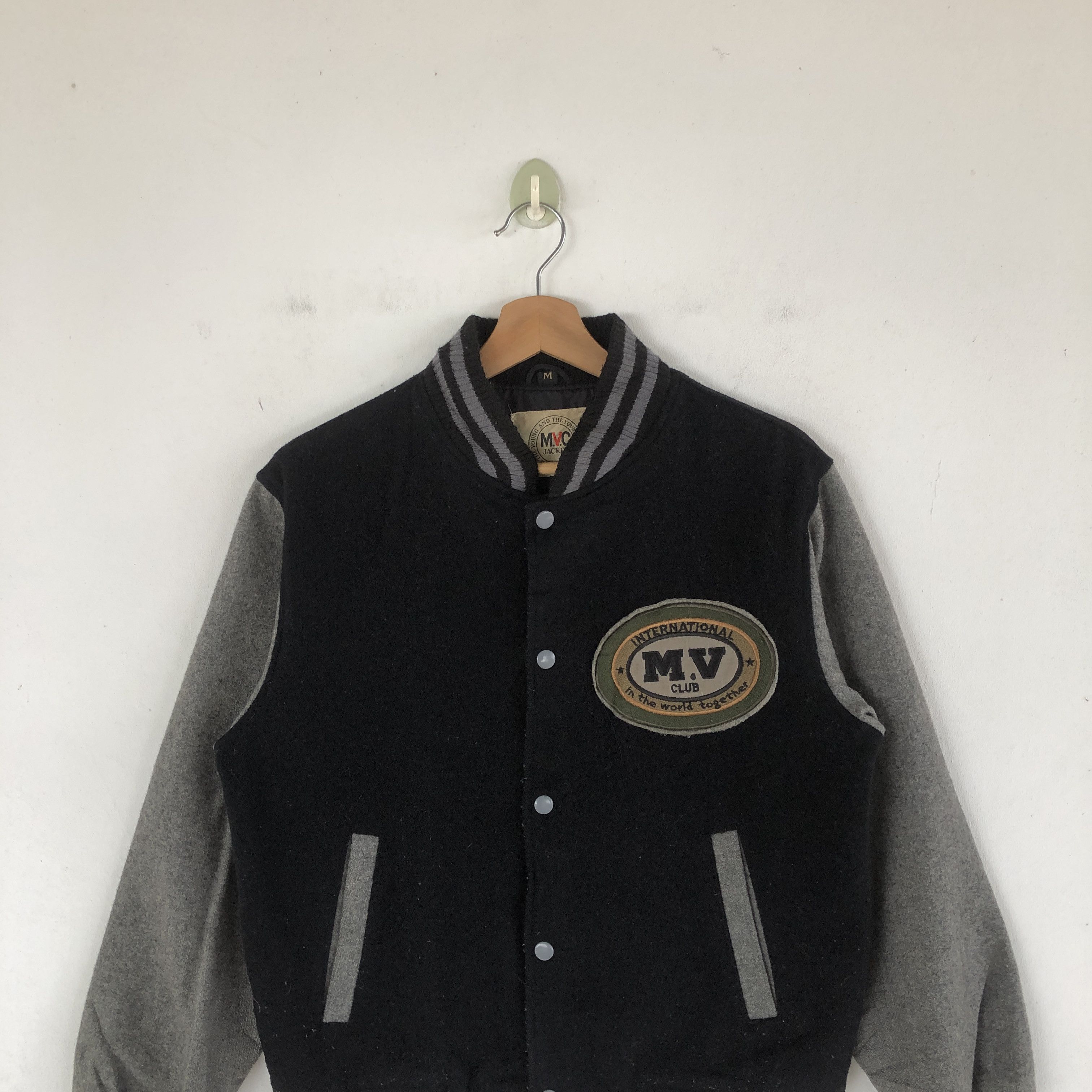 Japanese Brand Vintage MVC Varsity Jackets MC Club Japanese Wool Jacket Size US S / EU 44-46 / 1 - 3 Thumbnail