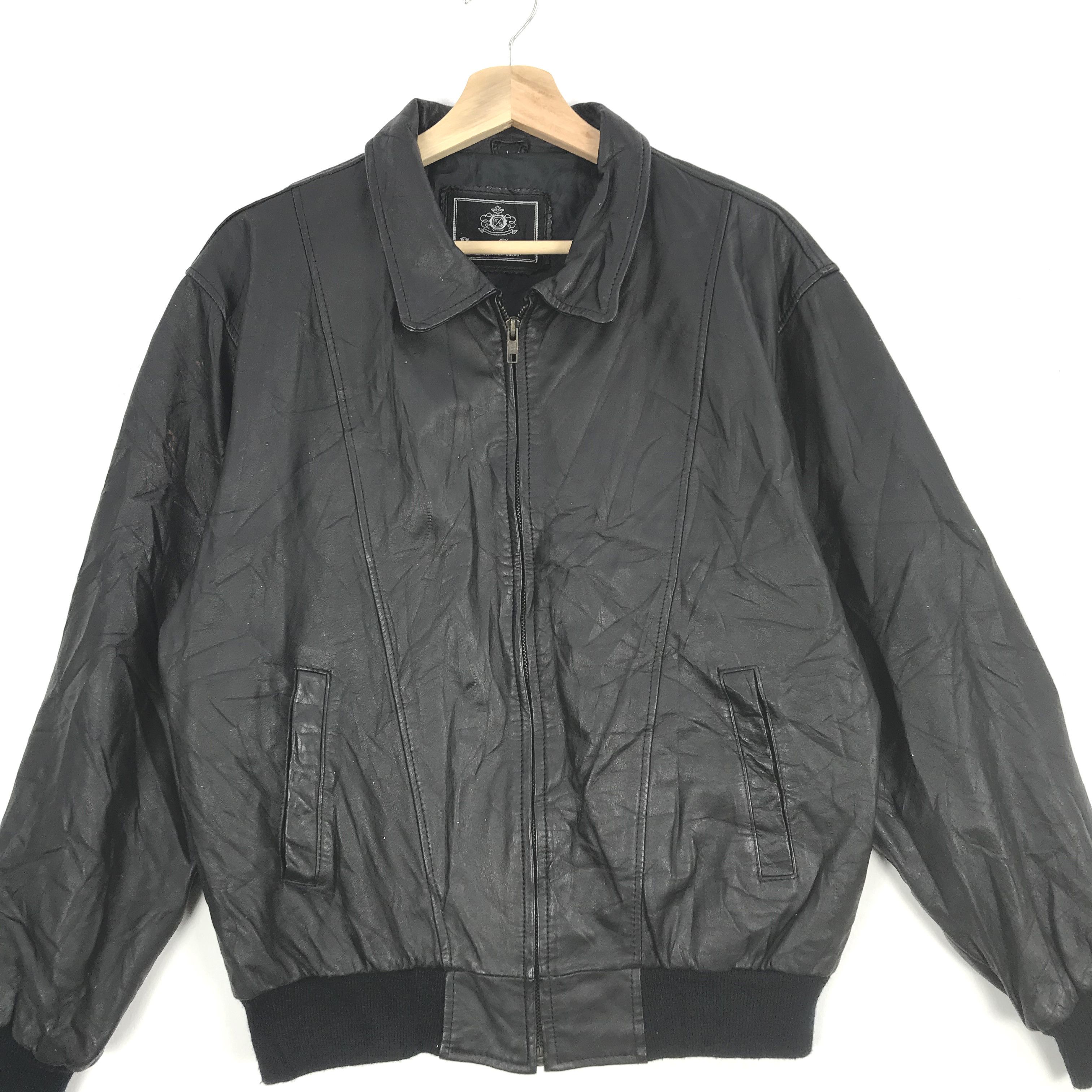 Japanese Brand Buono Gusto Jacket Leather Jacket Zipper Jacket FOC50311 Size US L / EU 52-54 / 3 - 5 Thumbnail