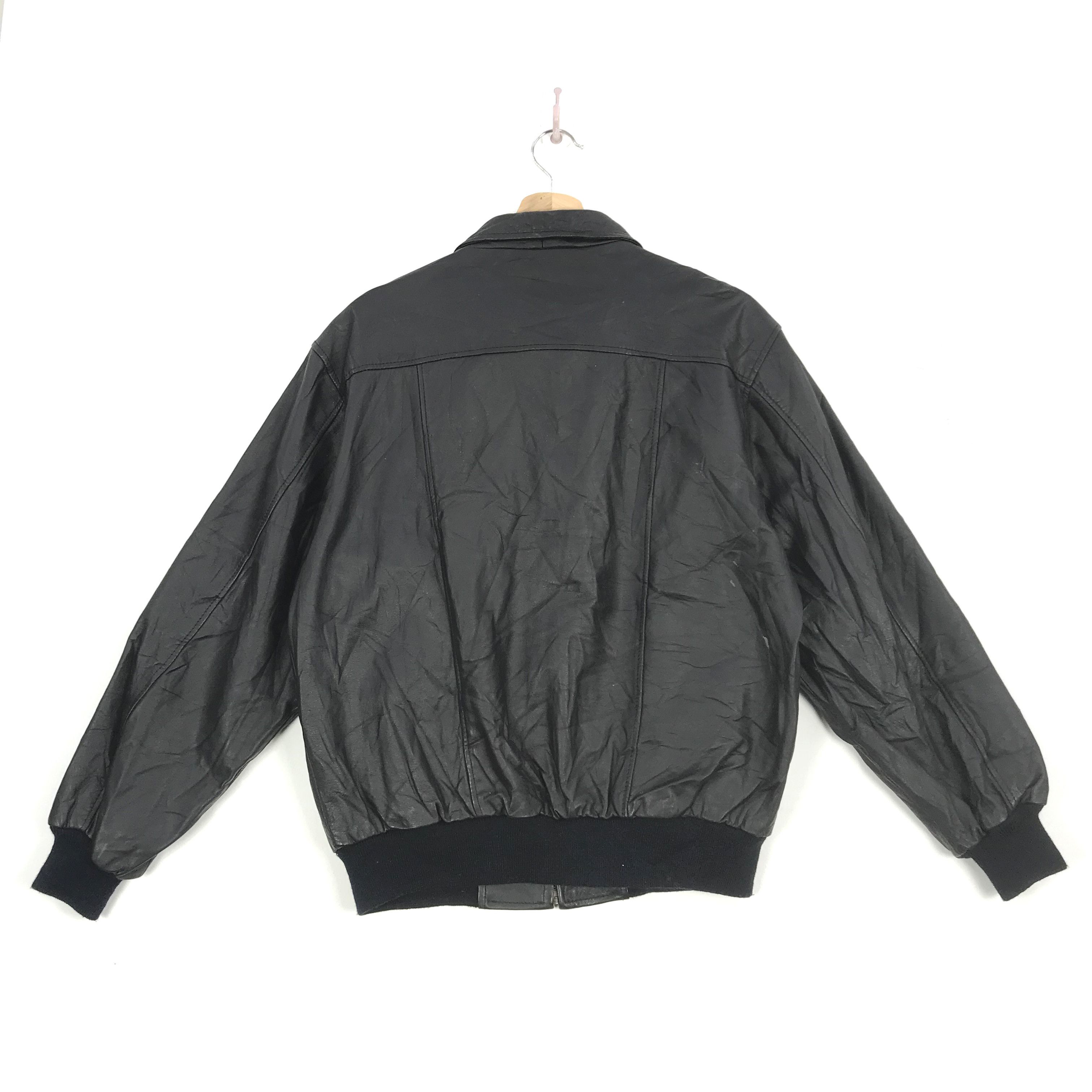 Japanese Brand Buono Gusto Jacket Leather Jacket Zipper Jacket FOC50311 Size US L / EU 52-54 / 3 - 2 Thumbnail