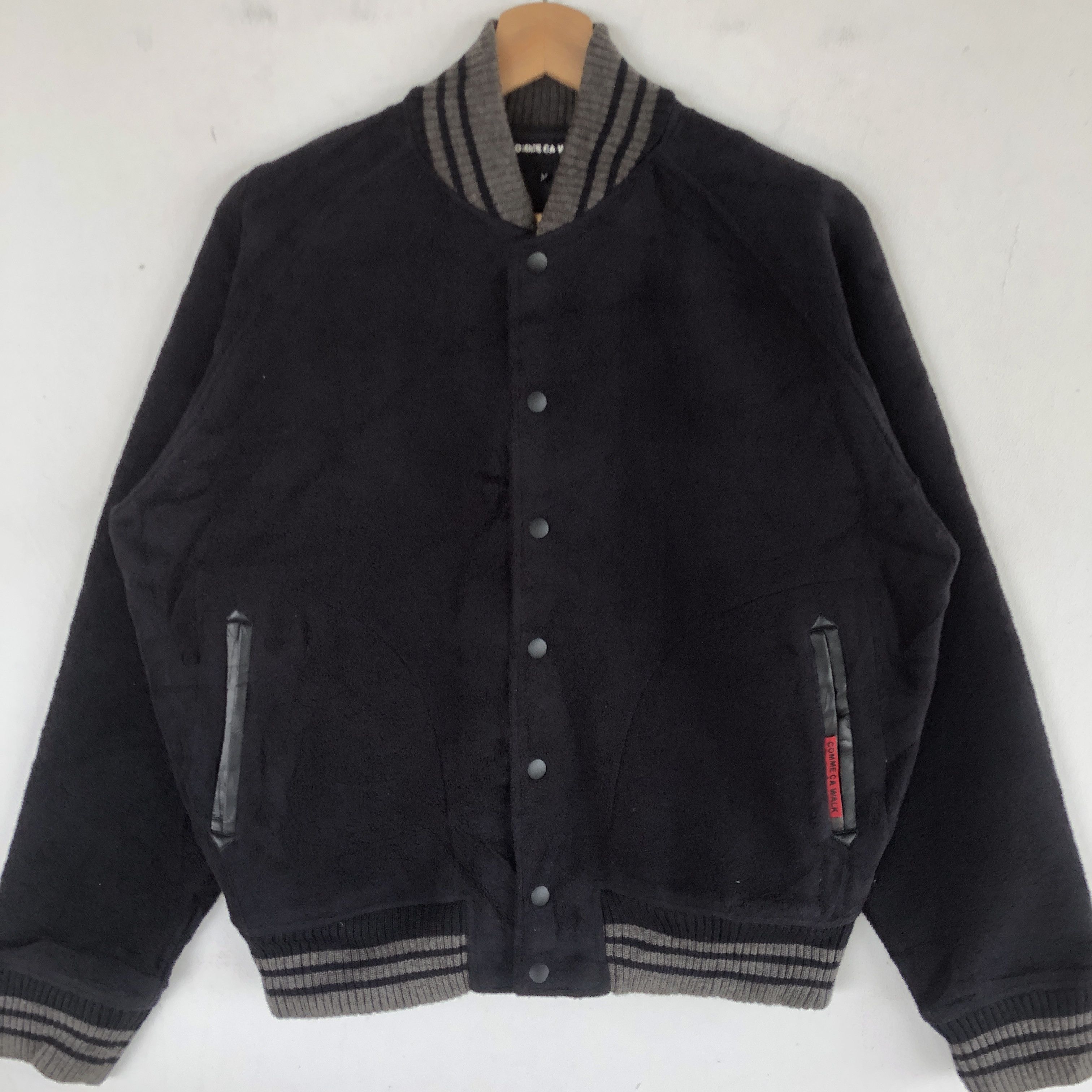 Japanese Brand Vintage Comme Ca Walk Varsity Wool Jackets Bomber Jacket Size US M / EU 48-50 / 2 - 4 Thumbnail