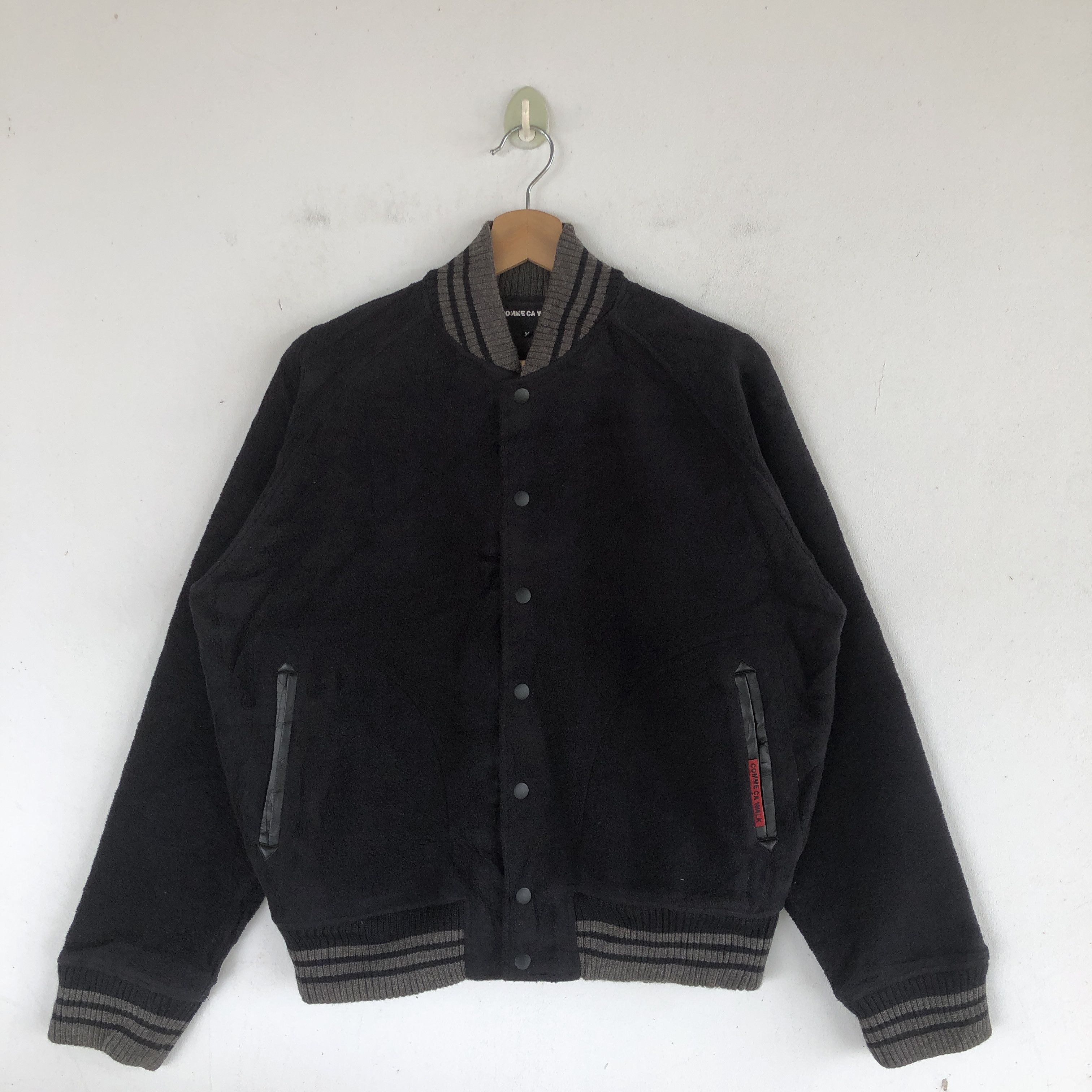 Japanese Brand Vintage Comme Ca Walk Varsity Wool Jackets Bomber Jacket Size US M / EU 48-50 / 2 - 1 Thumbnail