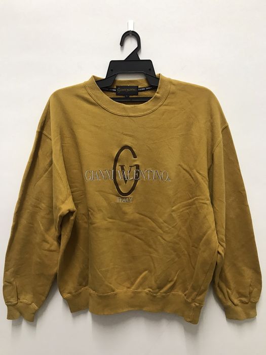 Valentino Gianni Valentino Big Logo Spellout Embroidery Sweatshirt