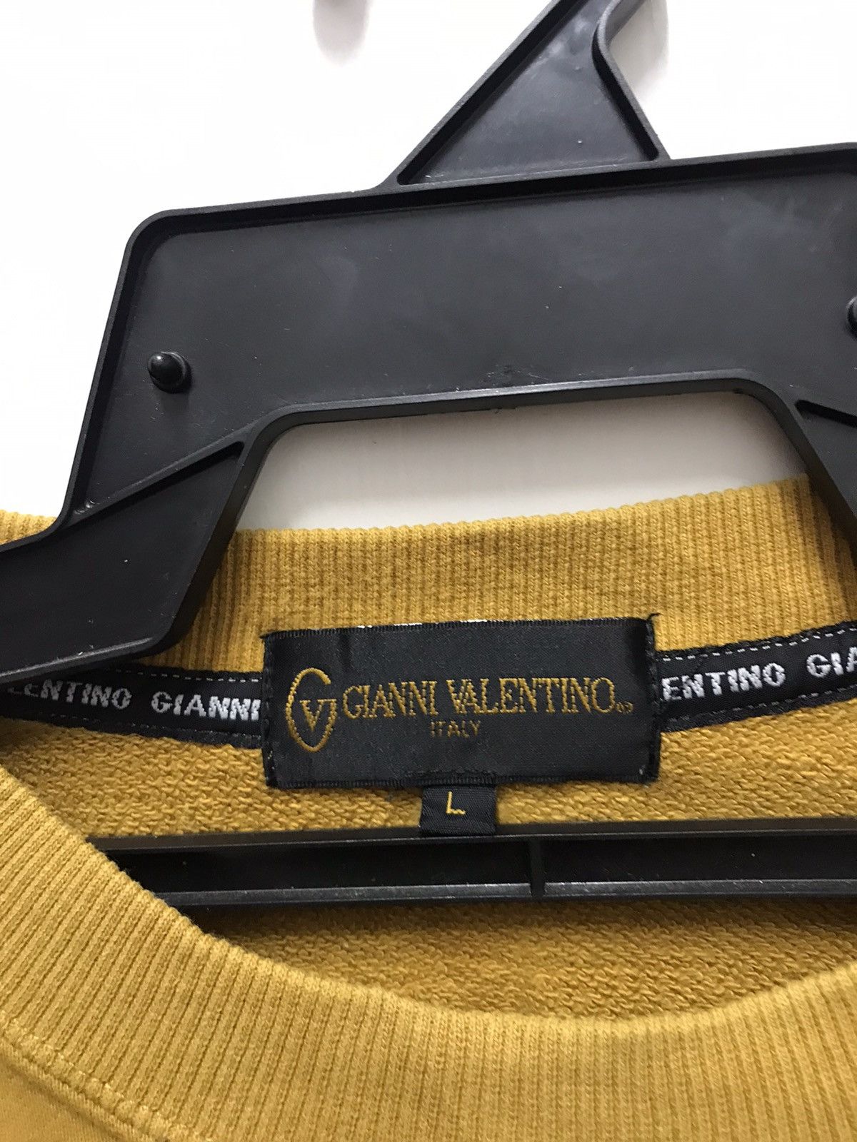 Valentino Gianni Valentino Big Logo Spellout Embroidery Sweatshirt Size US L / EU 52-54 / 3 - 4 Thumbnail