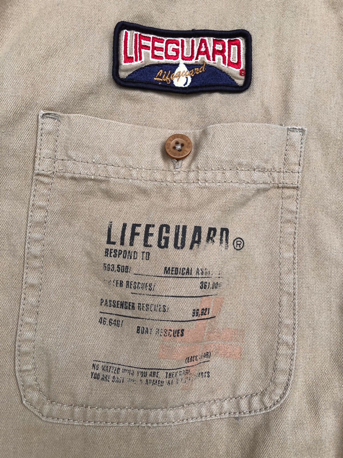 LIFE GUARD Worker shirt button up