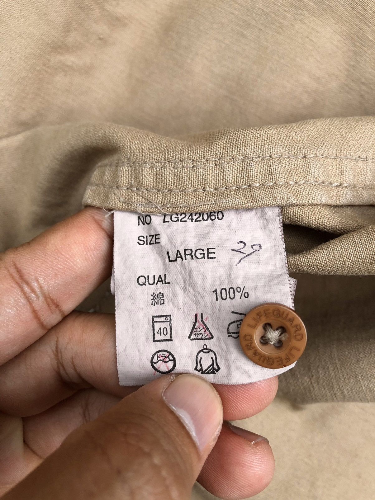 LIFE GUARD Worker shirt button up