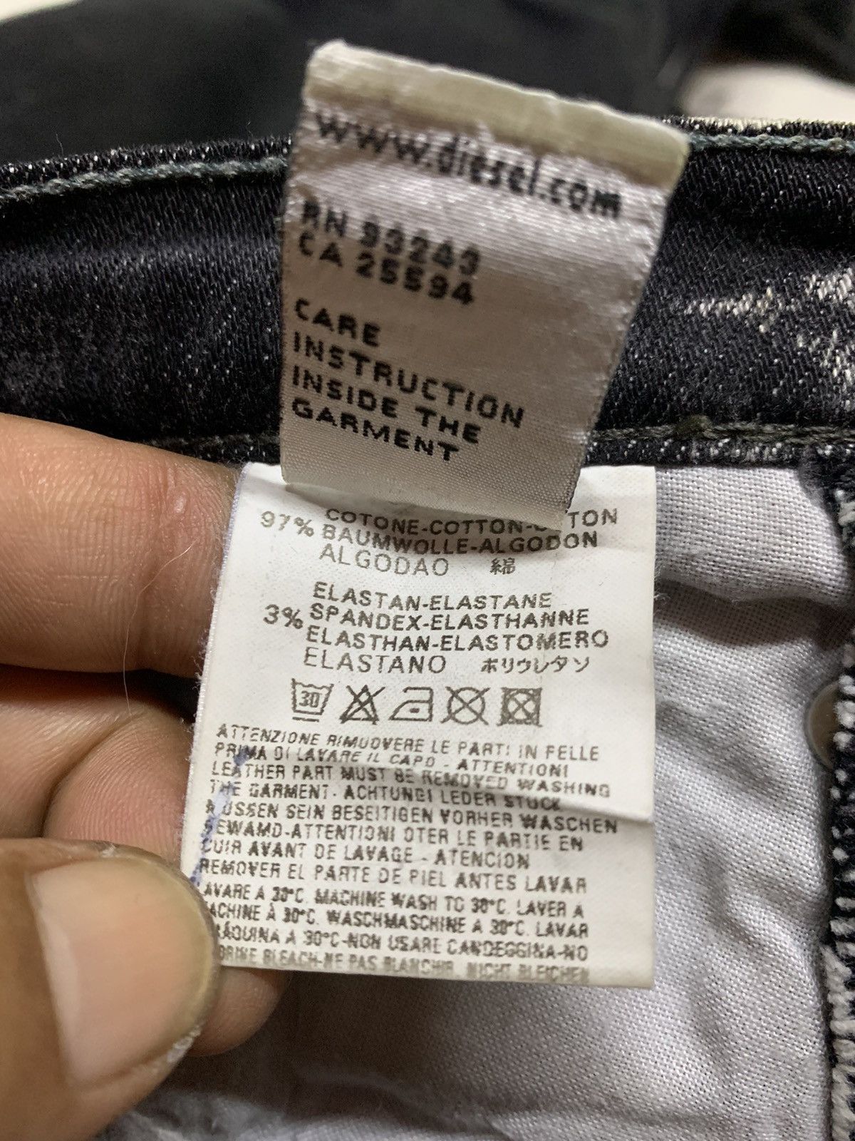Diesel Distressed diesel industries Size 28" / US 6 / IT 42 - 9 Thumbnail