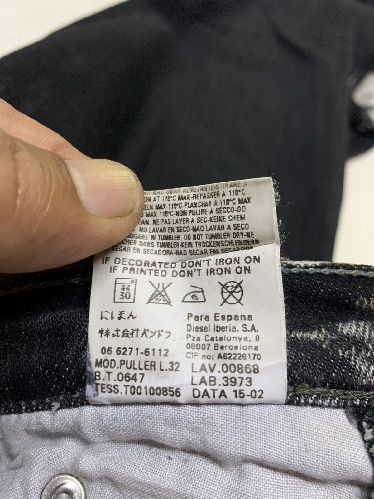 Diesel Distressed diesel industries Size 28" / US 6 / IT 42 - 10 Thumbnail