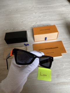Louis Vuitton, Accessories, Louisvuittonrare St Virgil Abloh Season  Skepticals Black Orange Sunglasses